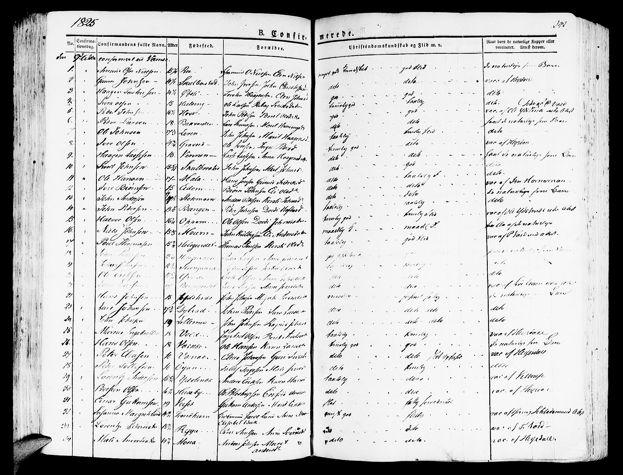 Ministerialprotokoller, klokkerbøker og fødselsregistre - Nord-Trøndelag, AV/SAT-A-1458/709/L0070: Parish register (official) no. 709A10, 1820-1832, p. 242