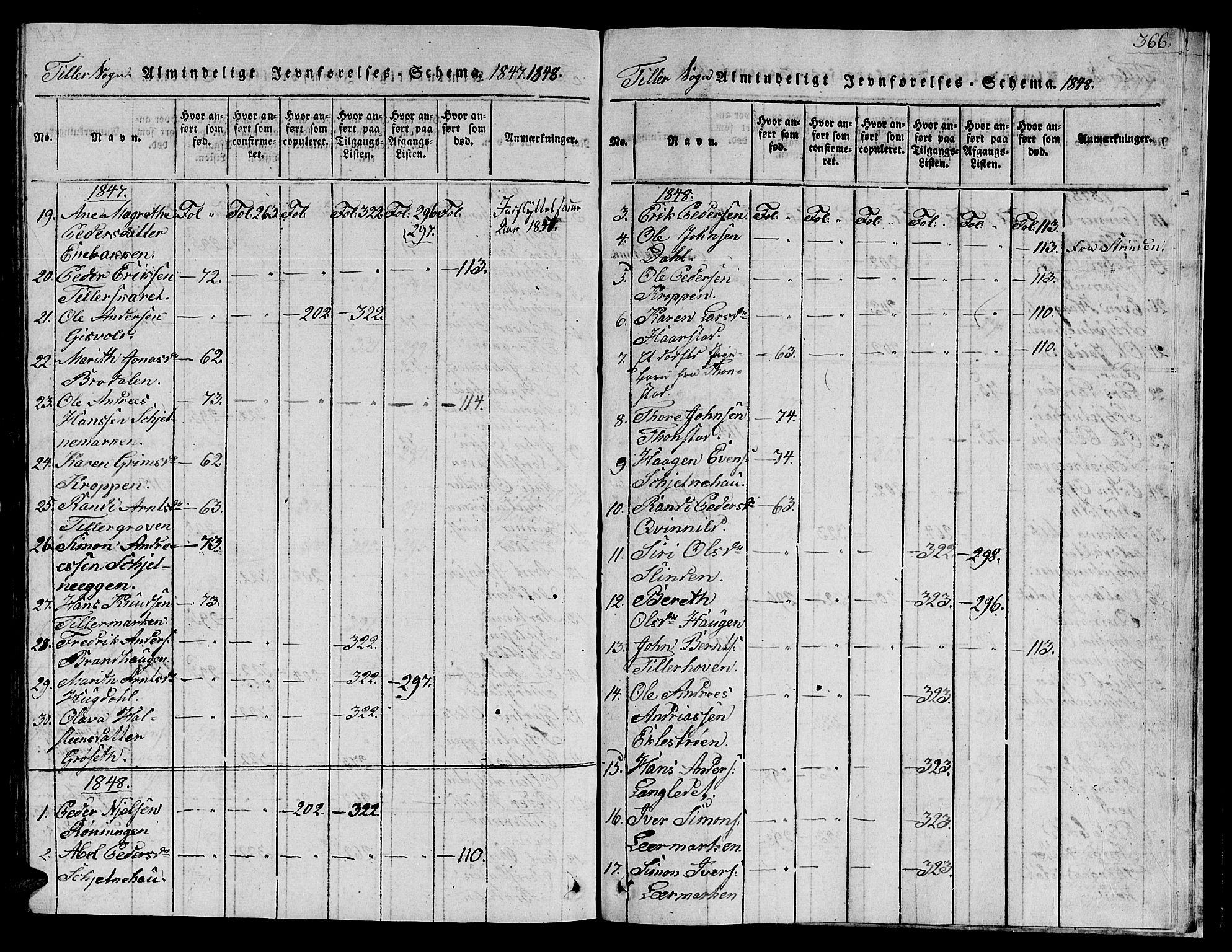 Ministerialprotokoller, klokkerbøker og fødselsregistre - Sør-Trøndelag, AV/SAT-A-1456/621/L0458: Parish register (copy) no. 621C01, 1816-1865, p. 366