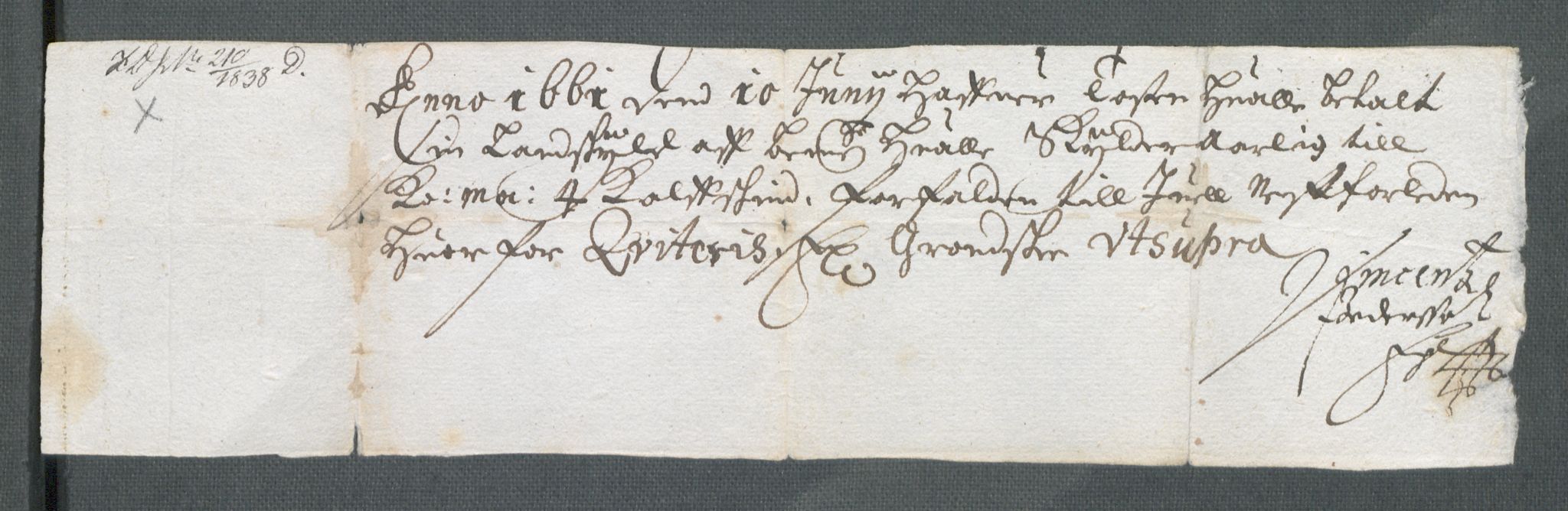 Riksarkivets diplomsamling, AV/RA-EA-5965/F02/L0169: Dokumenter, 1661-1663, p. 34