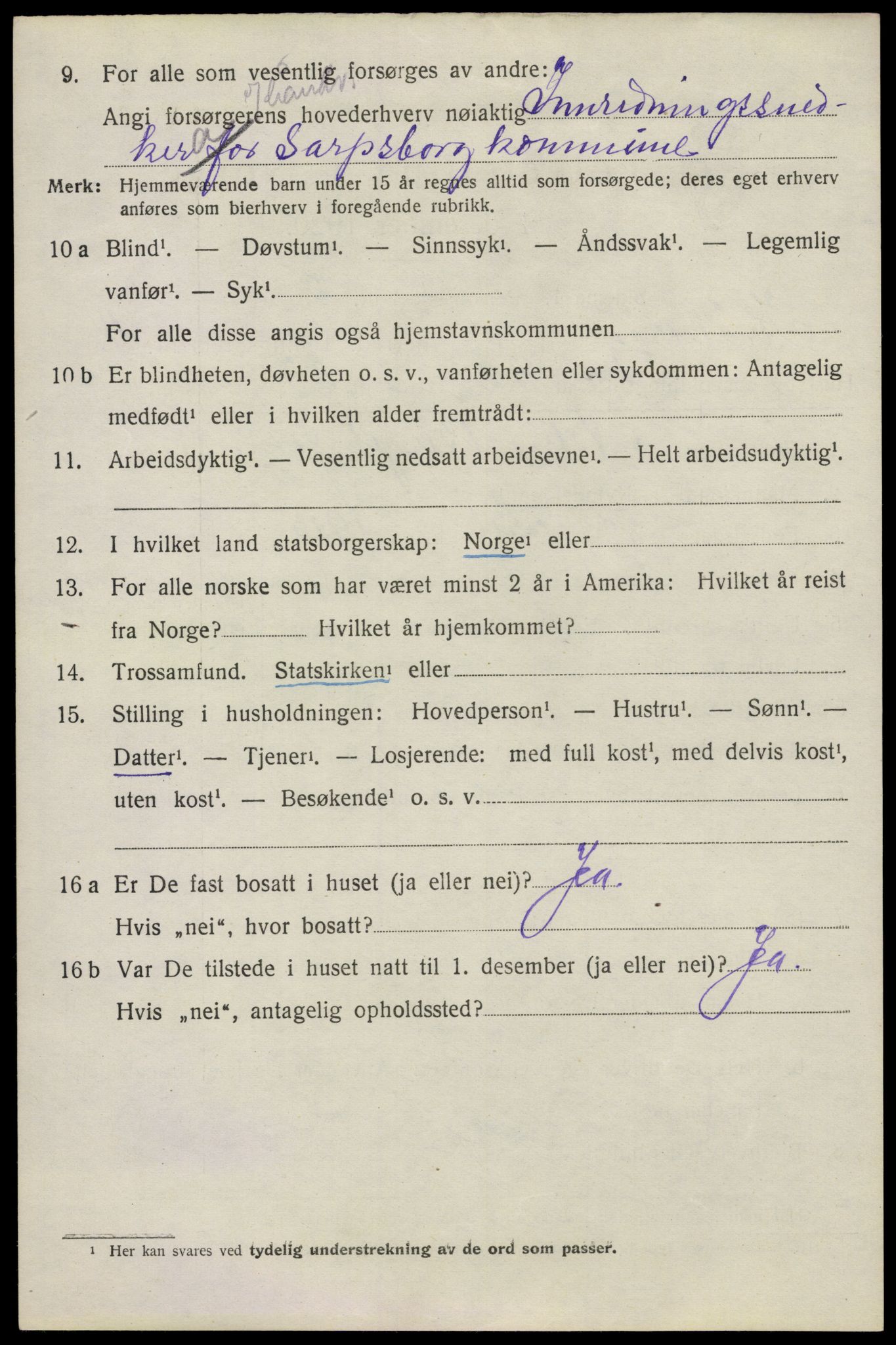 SAO, 1920 census for Kråkerøy, 1920, p. 5771