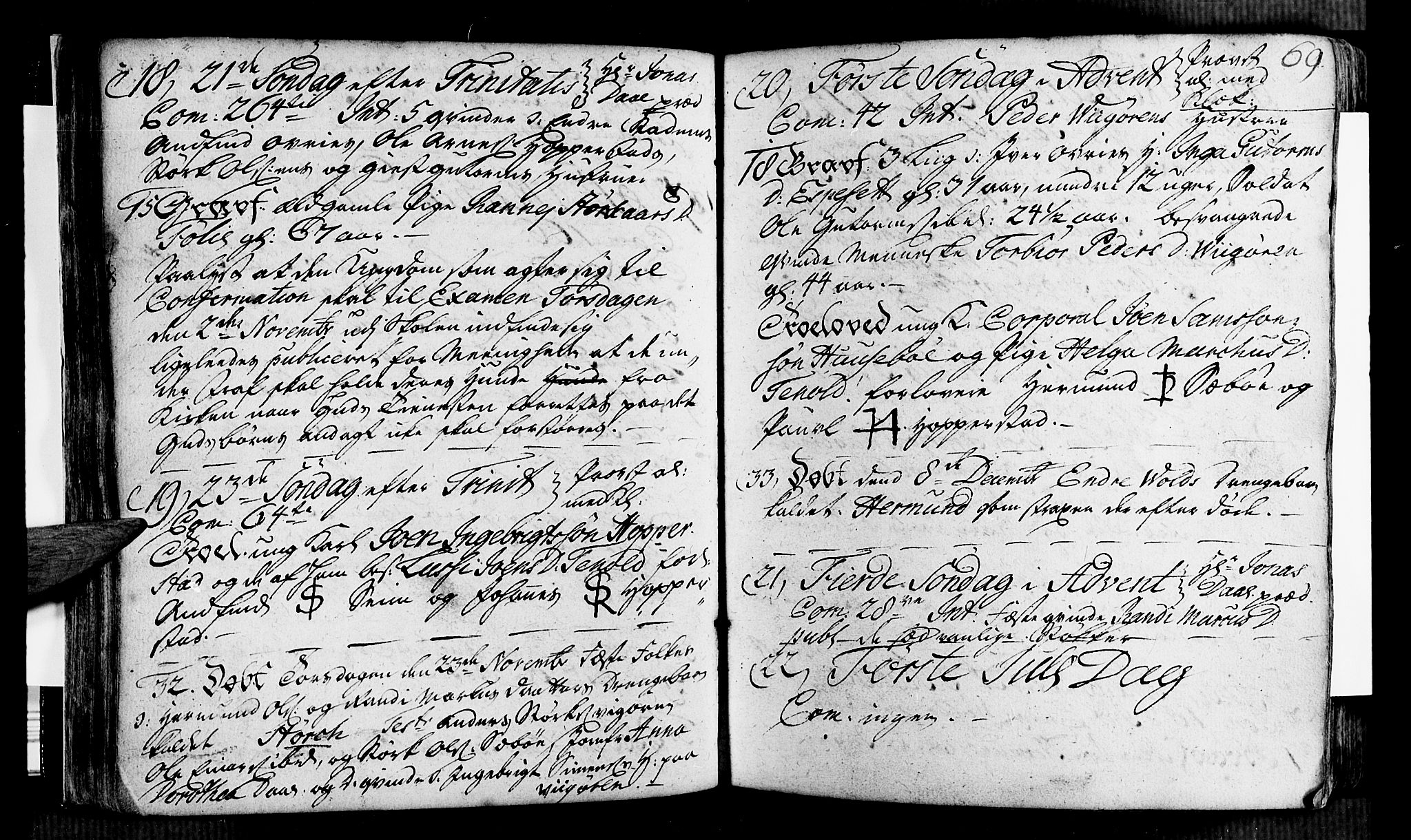 Vik sokneprestembete, AV/SAB-A-81501/H/Haa/Haaa/L0002: Parish register (official) no. A 2 / 1, 1740-1757, p. 69