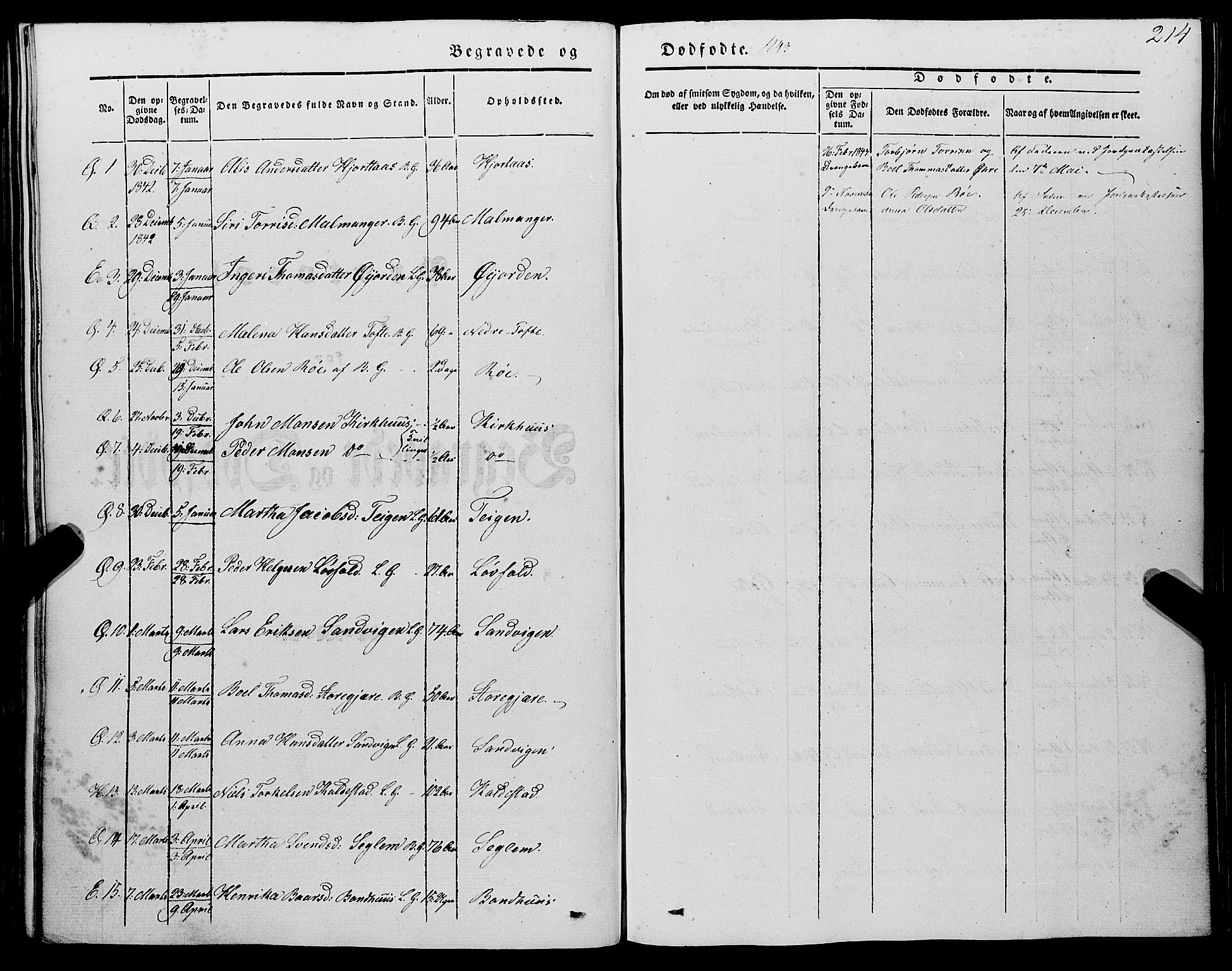 Kvinnherad sokneprestembete, SAB/A-76401/H/Haa: Parish register (official) no. A 7, 1843-1853, p. 214