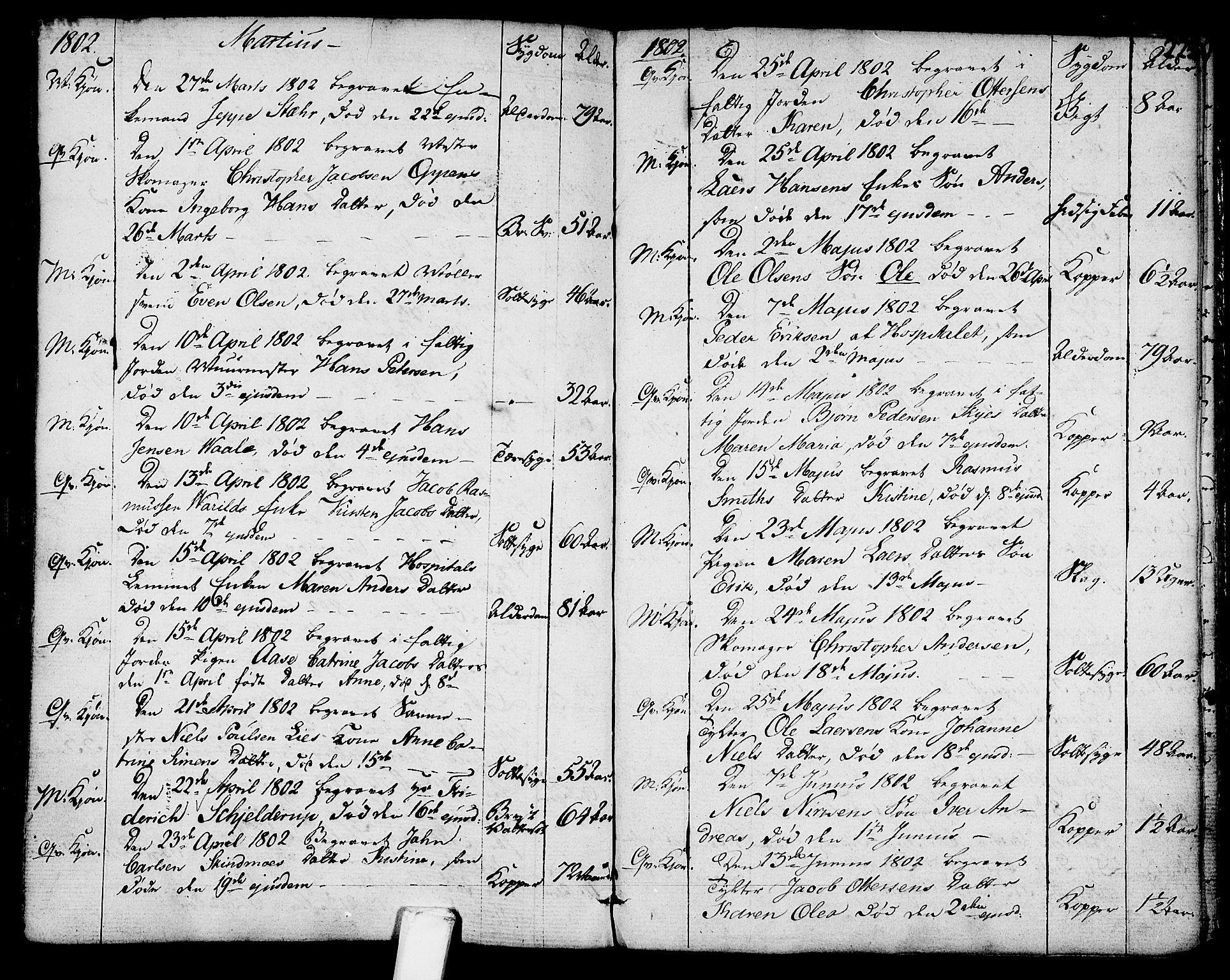 Larvik kirkebøker, SAKO/A-352/G/Ga/L0001: Parish register (copy) no. I 1, 1785-1807, p. 224