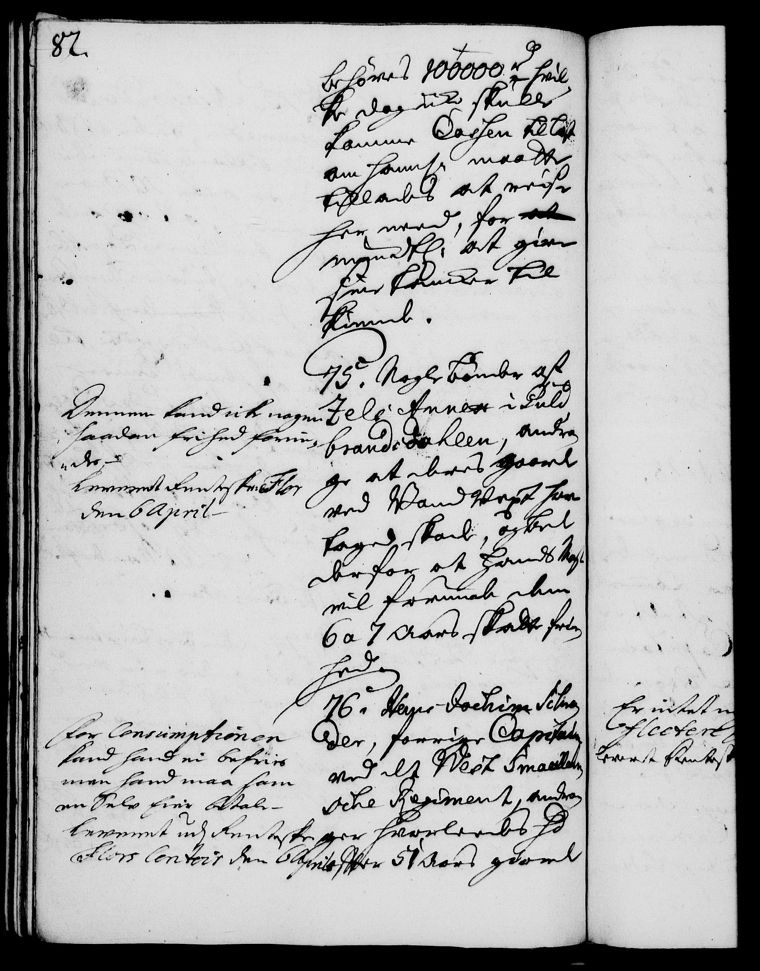 Rentekammeret, Kammerkanselliet, RA/EA-3111/G/Gh/Gha/L0010: Norsk ekstraktmemorialprotokoll (merket RK 53.55), 1728, p. 82