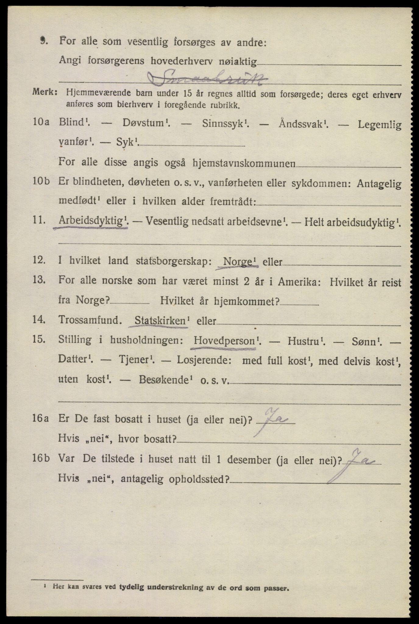 SAKO, 1920 census for Lardal, 1920, p. 5230