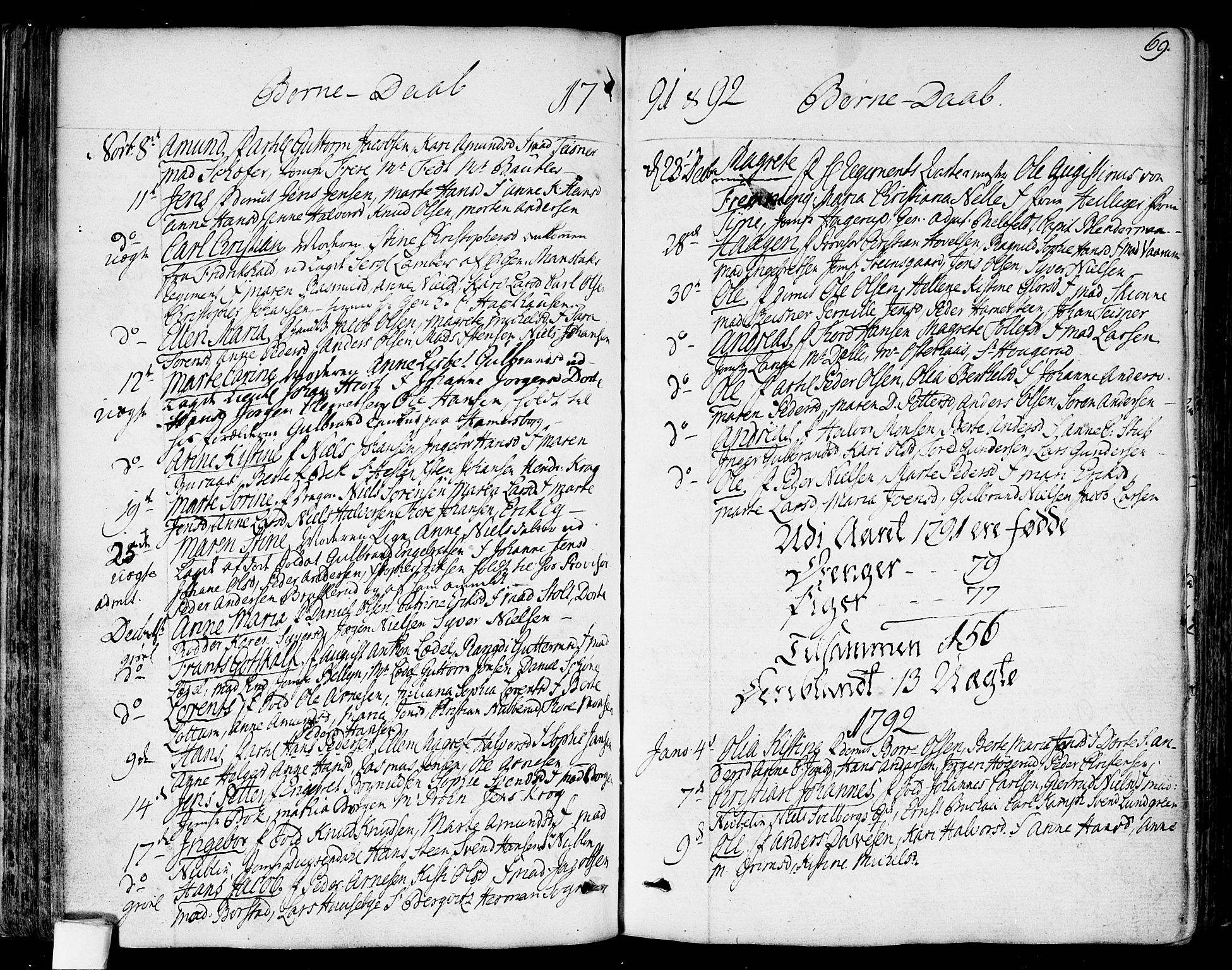 Garnisonsmenigheten Kirkebøker, SAO/A-10846/F/Fa/L0003: Parish register (official) no. 3, 1777-1809, p. 69