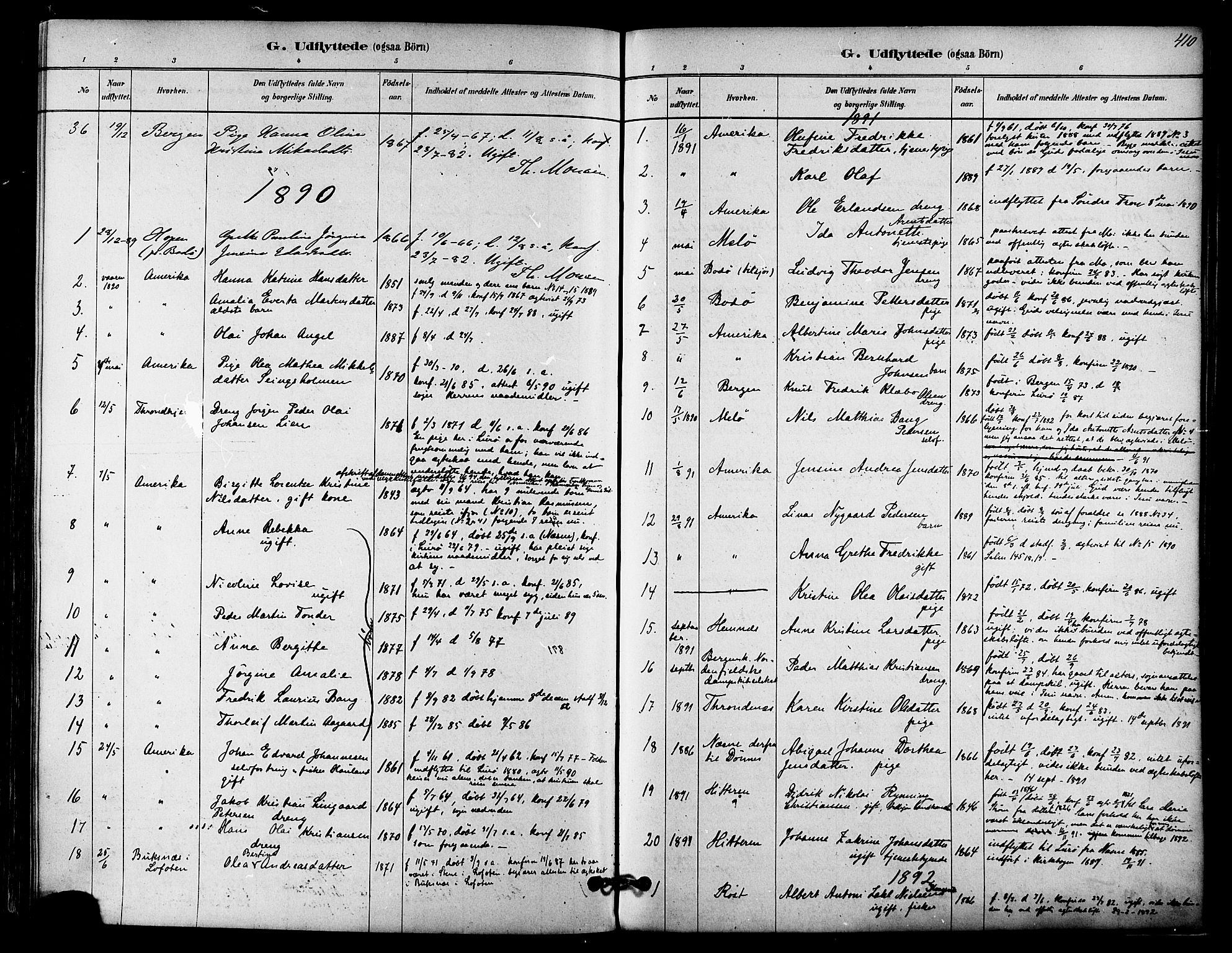 Ministerialprotokoller, klokkerbøker og fødselsregistre - Nordland, SAT/A-1459/839/L0568: Parish register (official) no. 839A05, 1880-1902, p. 410