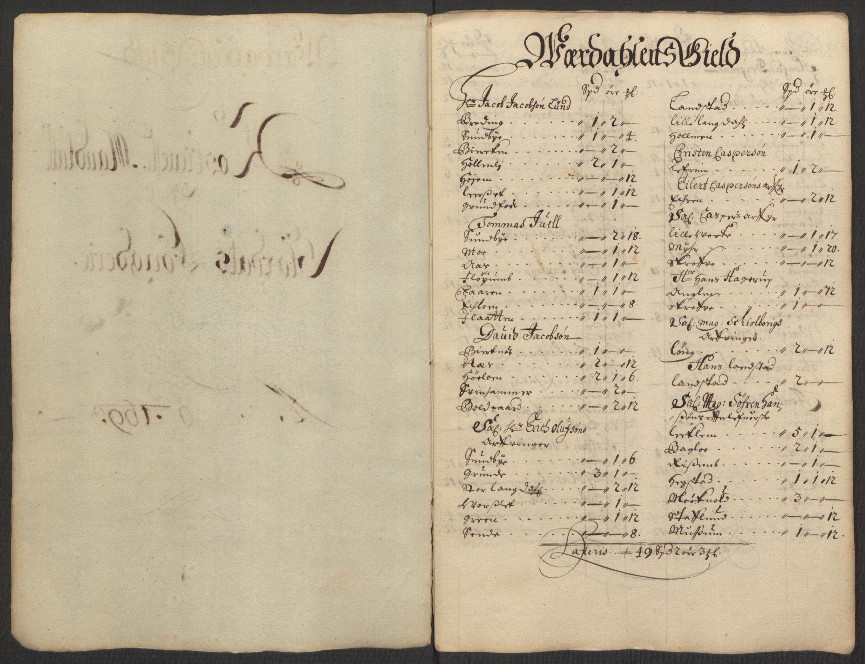Rentekammeret inntil 1814, Reviderte regnskaper, Fogderegnskap, RA/EA-4092/R62/L4186: Fogderegnskap Stjørdal og Verdal, 1693-1694, p. 78