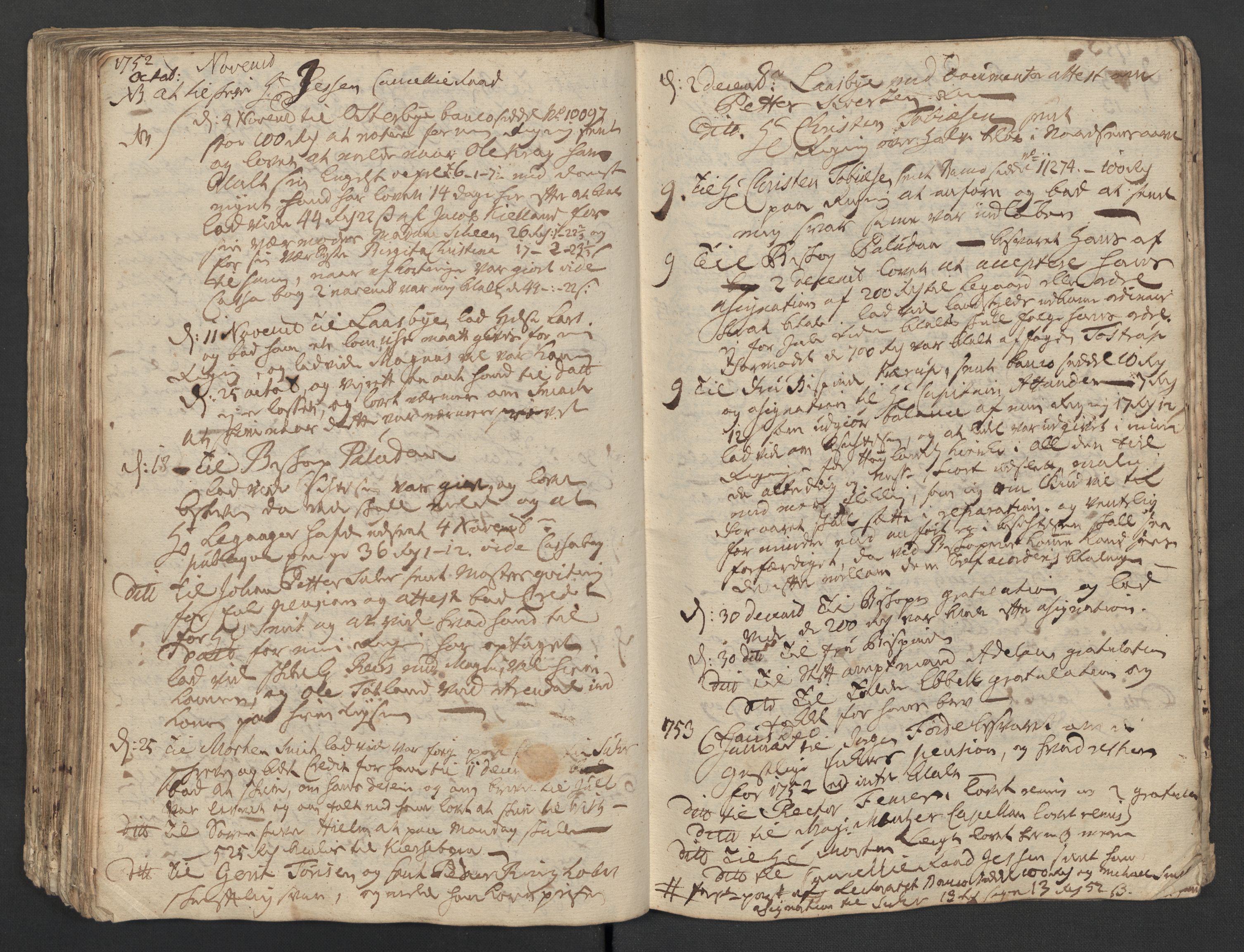 Pa 0119 - Smith, Lauritz Andersen og Lauritz Lauritzen, SAST/A-100231/O/L0001: Kopibøker m.m., 1746-1755, p. 157