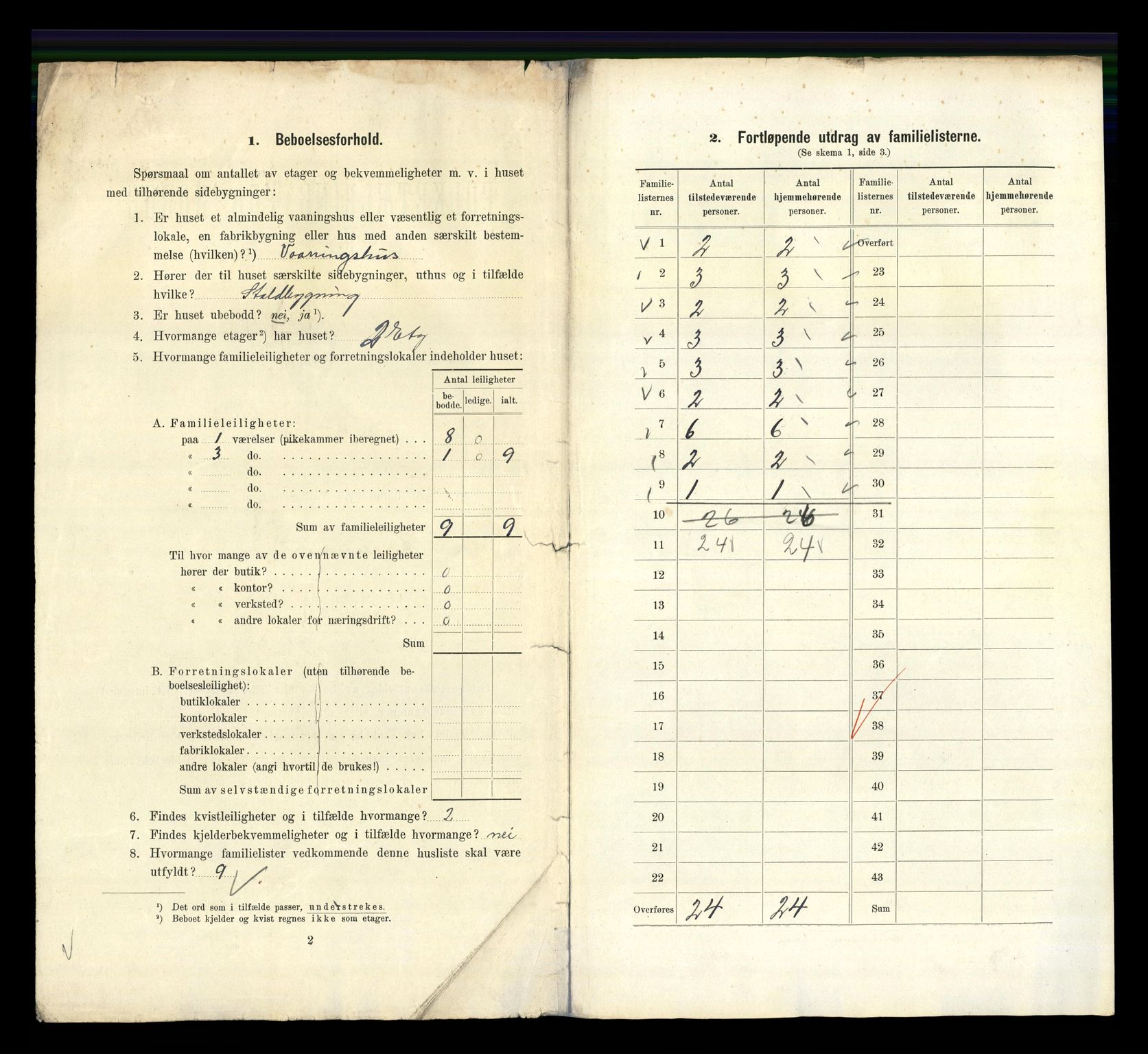 RA, 1910 census for Kristiania, 1910, p. 33416