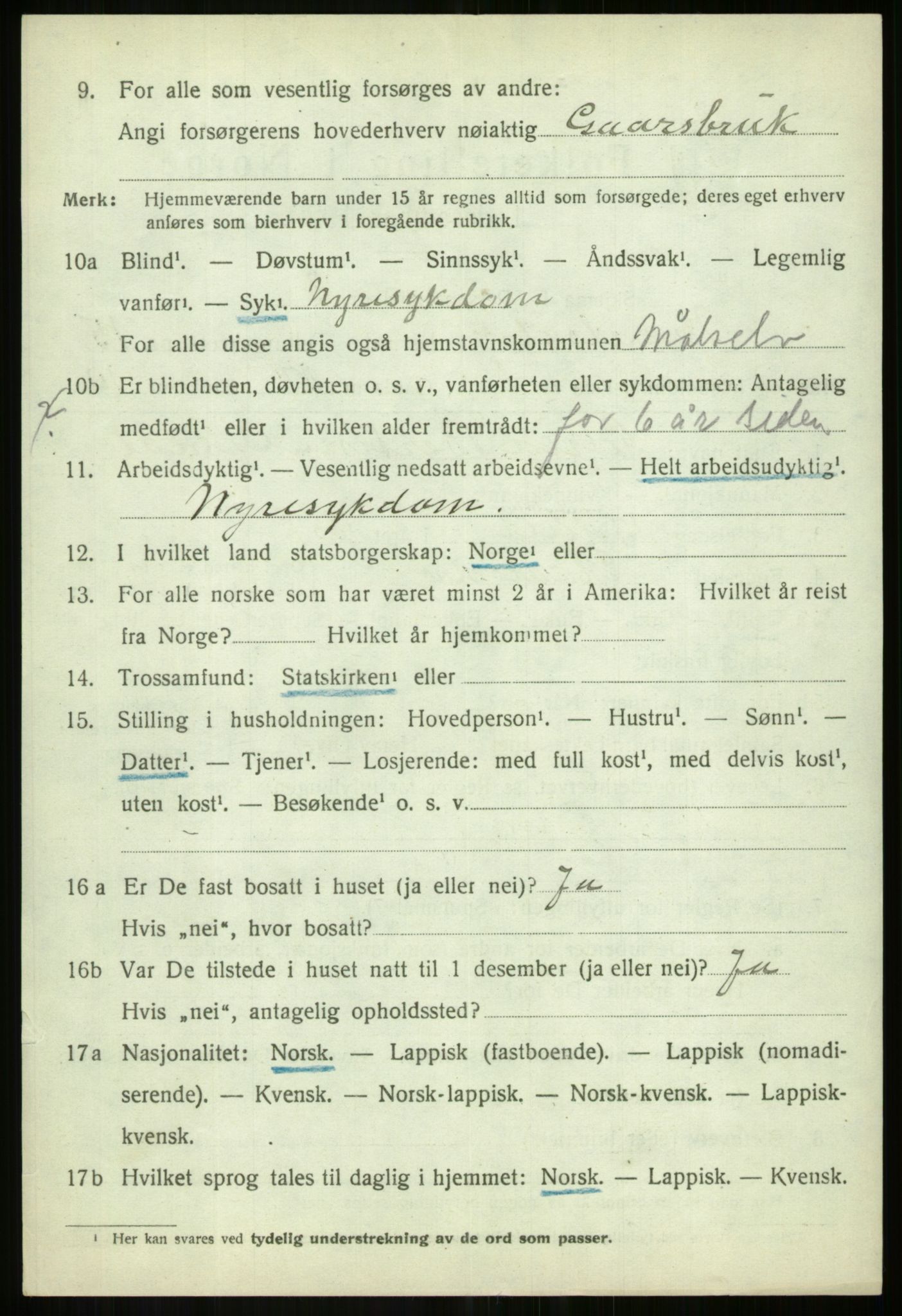 SATØ, 1920 census for Målselv, 1920, p. 7628