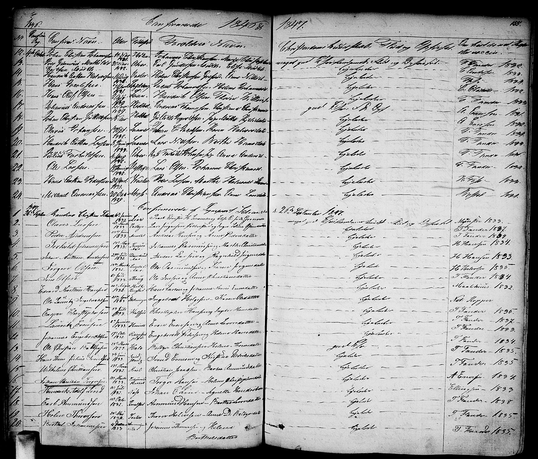 Vestby prestekontor Kirkebøker, AV/SAO-A-10893/F/Fa/L0006: Parish register (official) no. I 6, 1827-1849, p. 155