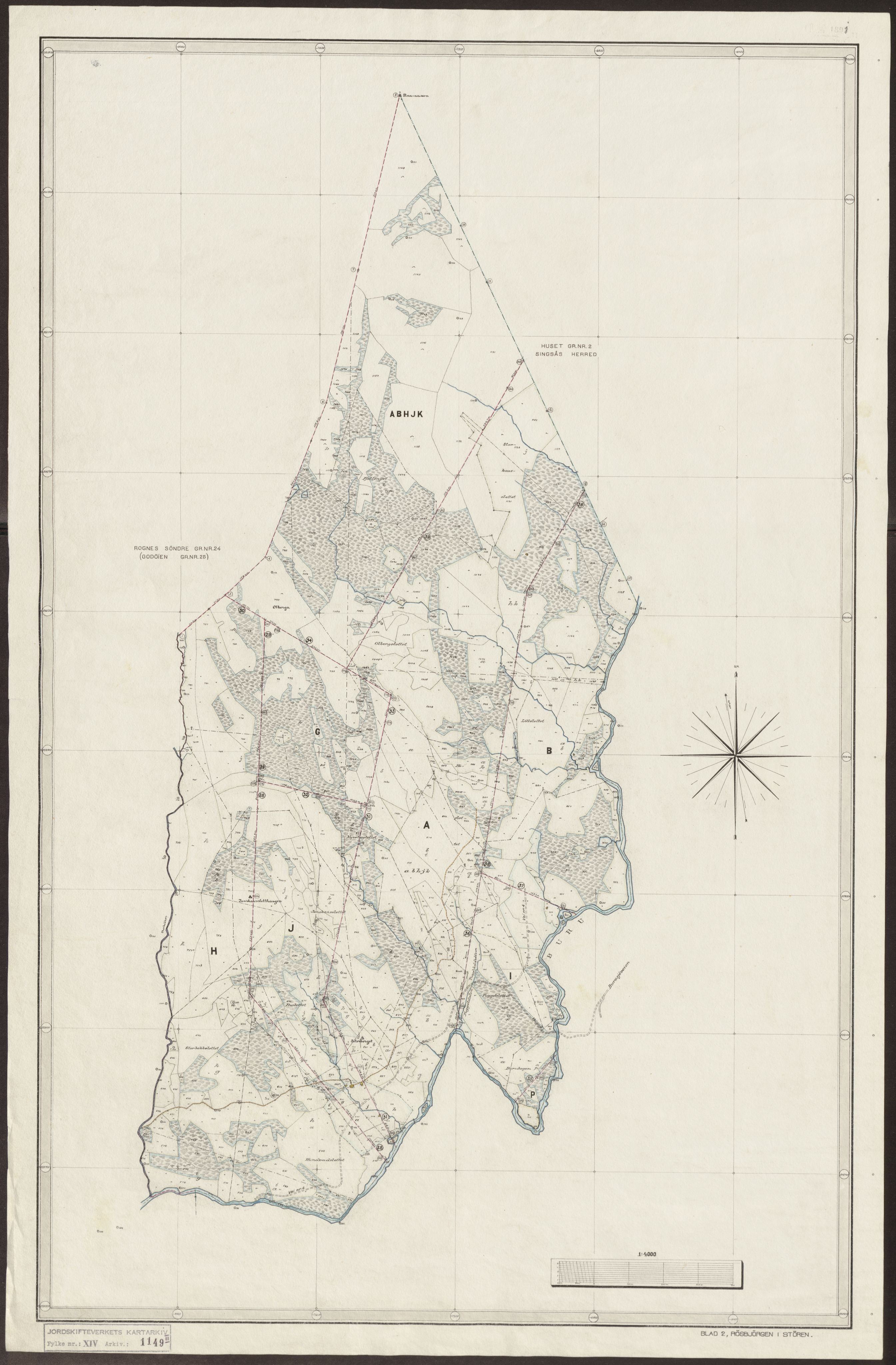 Jordskifteverkets kartarkiv, RA/S-3929/T, 1859-1988, p. 1821
