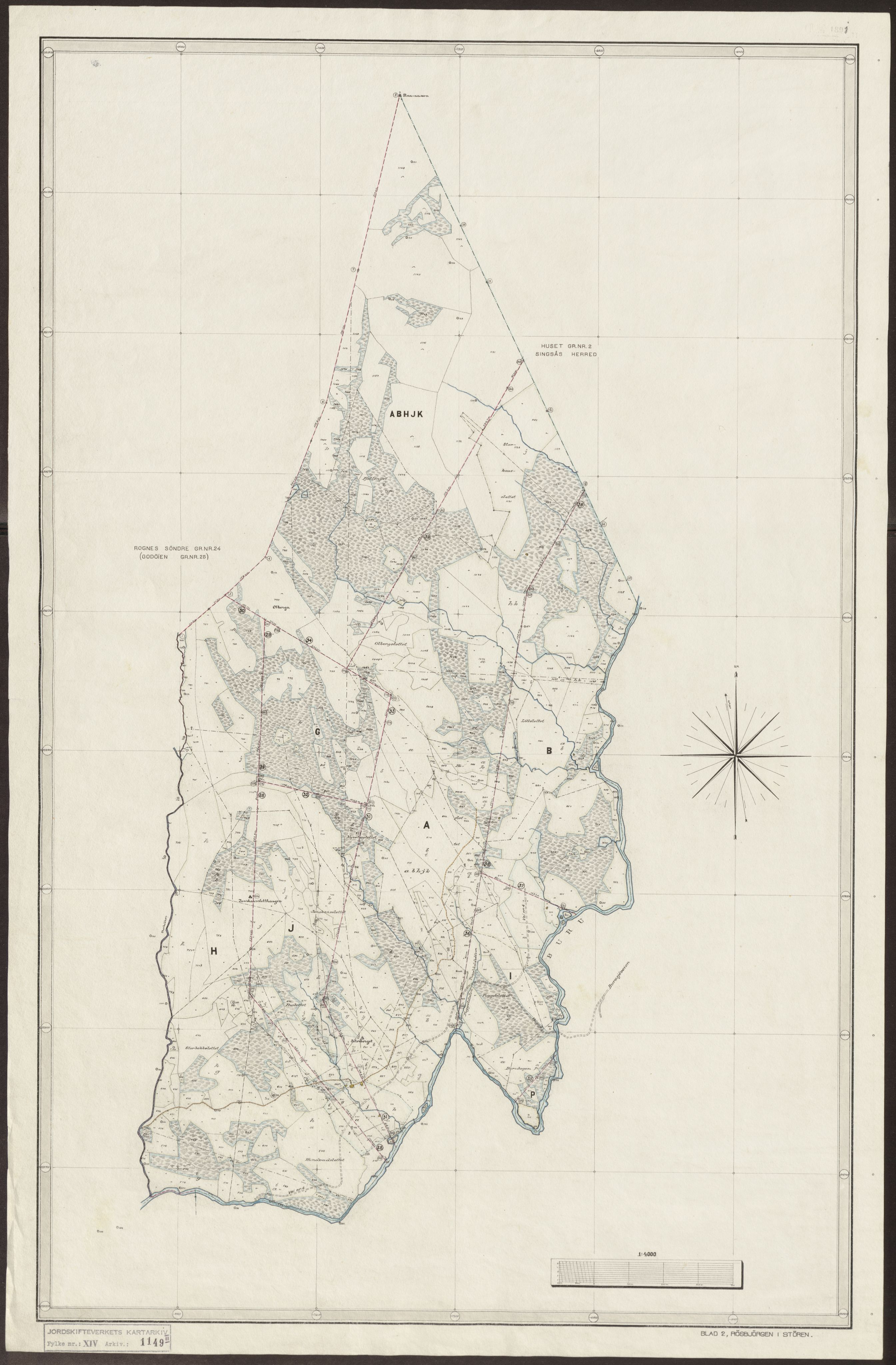 Jordskifteverkets kartarkiv, AV/RA-S-3929/T, 1859-1988, p. 1821