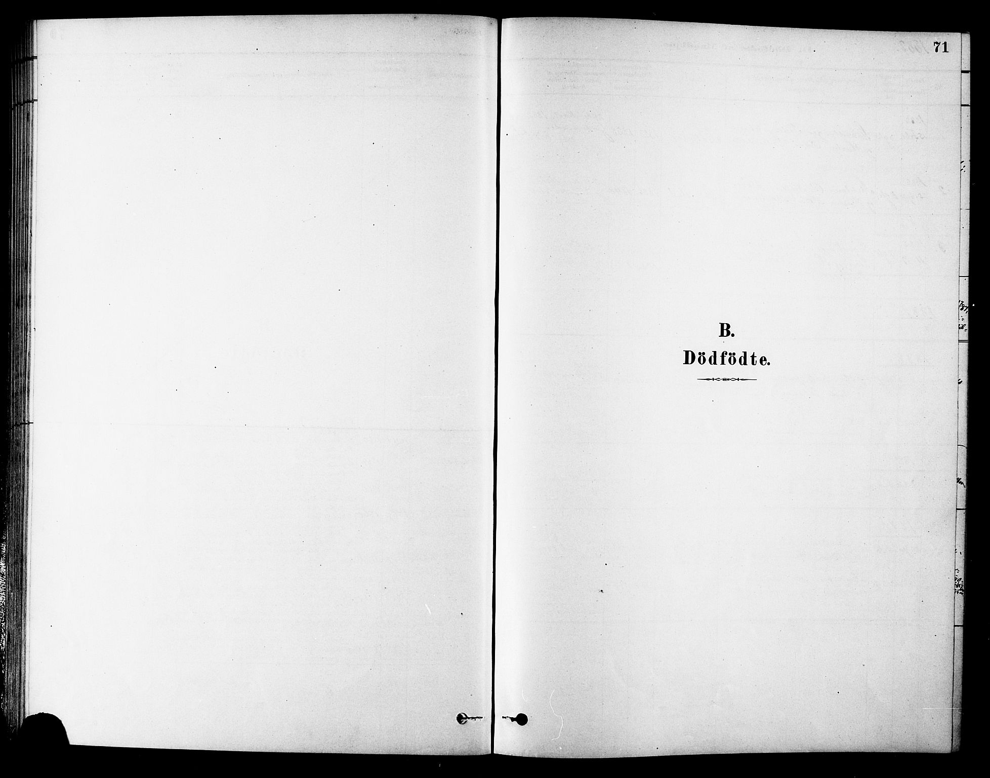Ministerialprotokoller, klokkerbøker og fødselsregistre - Sør-Trøndelag, SAT/A-1456/686/L0983: Parish register (official) no. 686A01, 1879-1890, p. 71