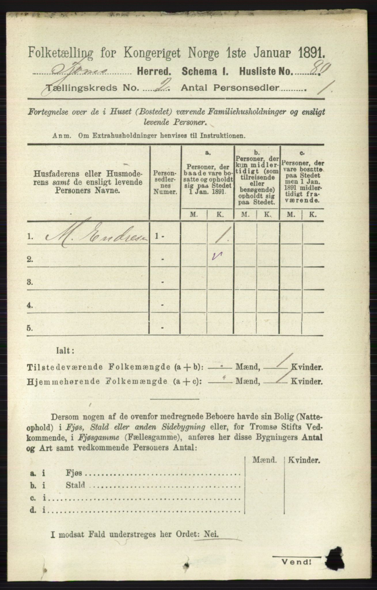 RA, 1891 census for 0723 Tjøme, 1891, p. 365