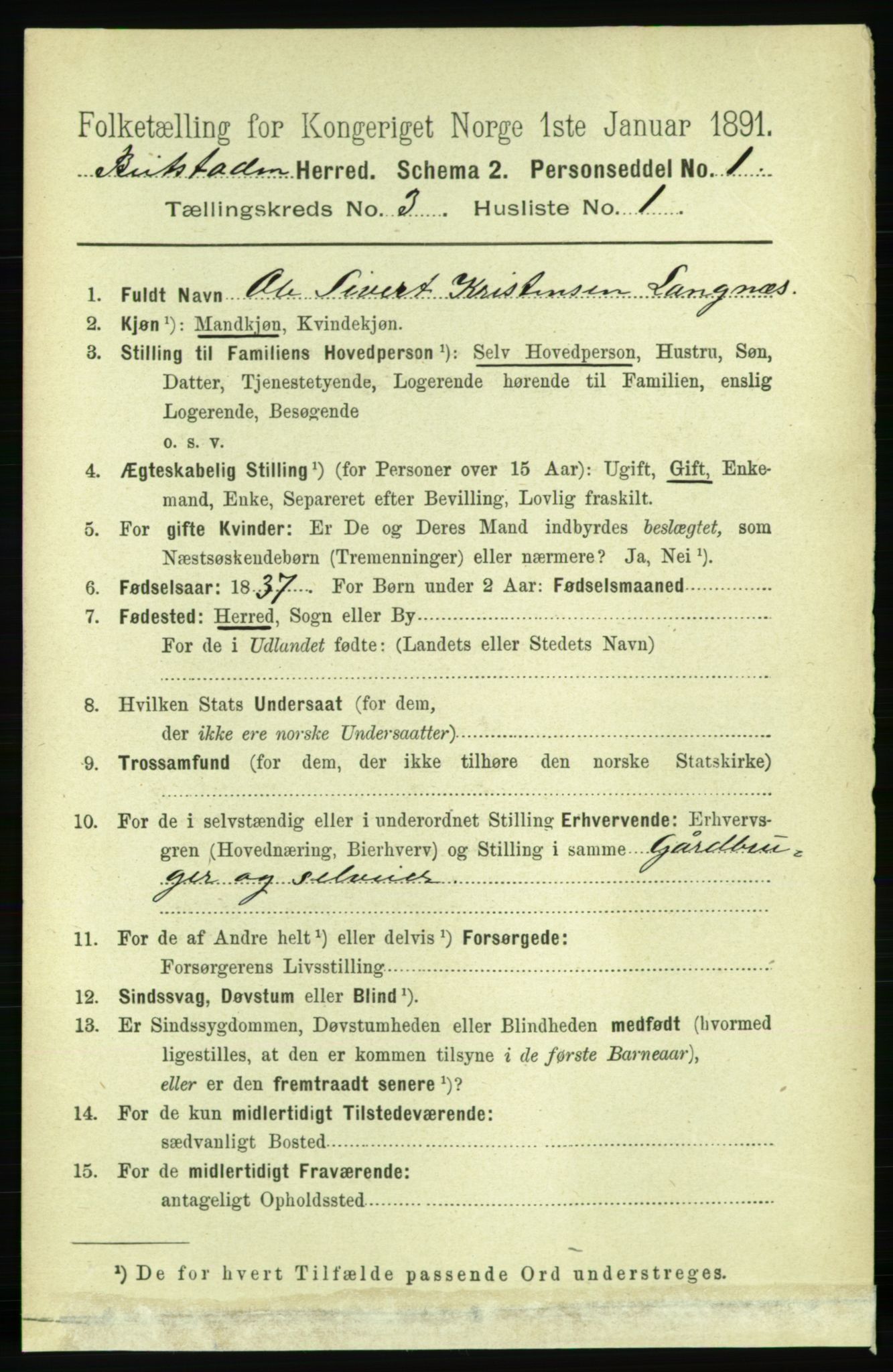 RA, 1891 census for 1727 Beitstad, 1891, p. 721