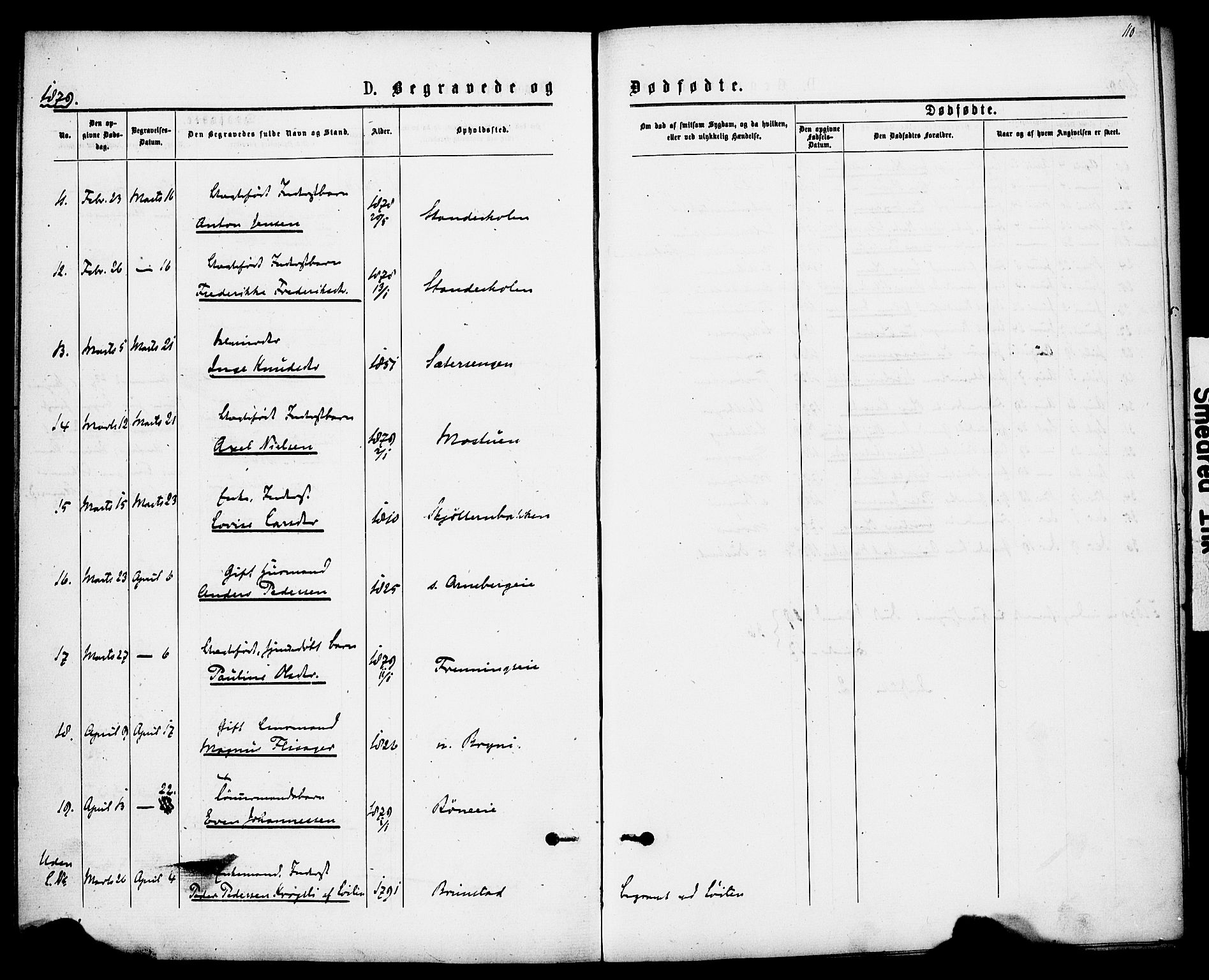 Romedal prestekontor, AV/SAH-PREST-004/K/L0007: Parish register (official) no. 7, 1875-1879, p. 110