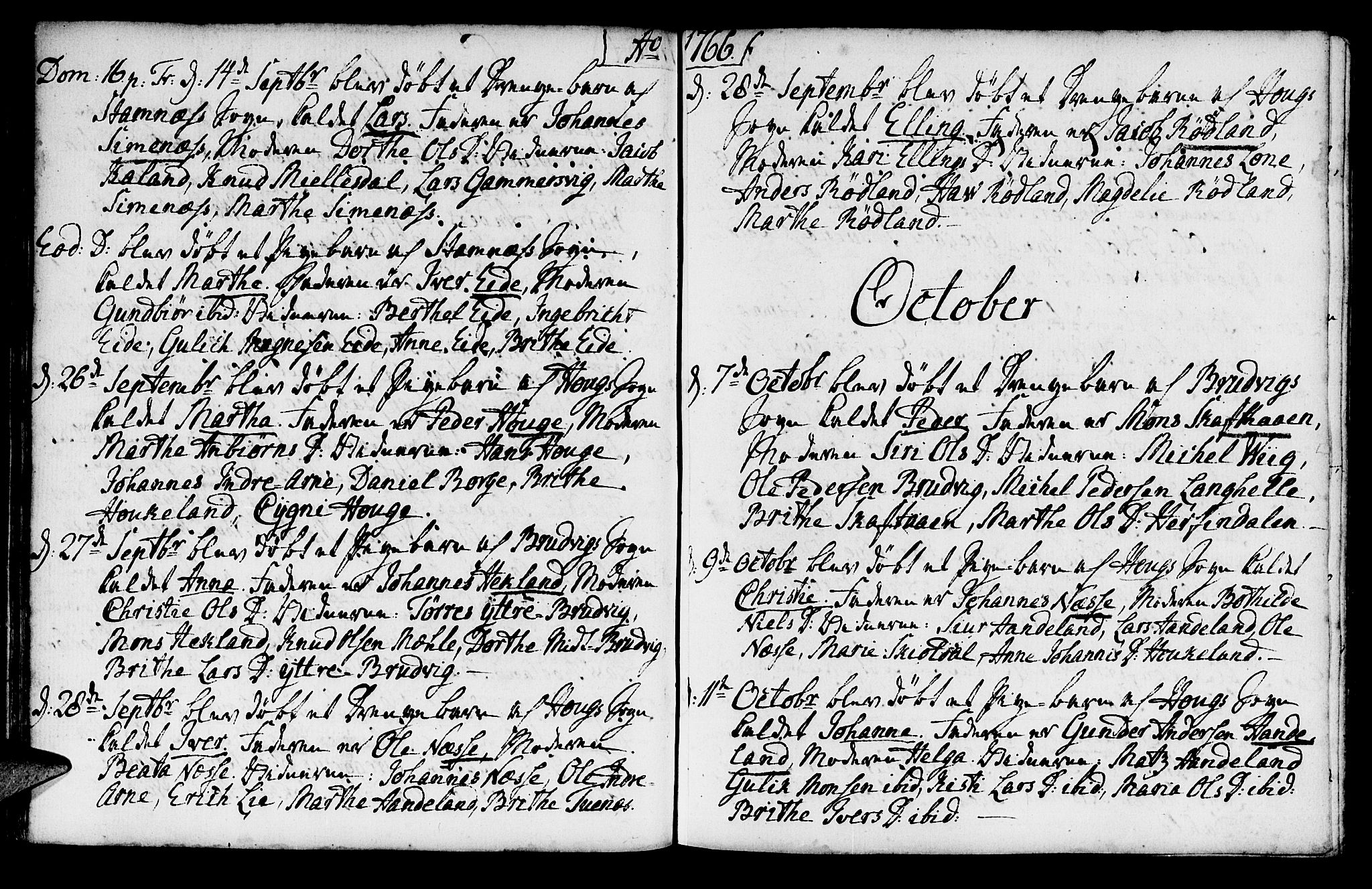 Haus sokneprestembete, AV/SAB-A-75601/H/Haa: Parish register (official) no. A 8, 1754-1769, p. 102