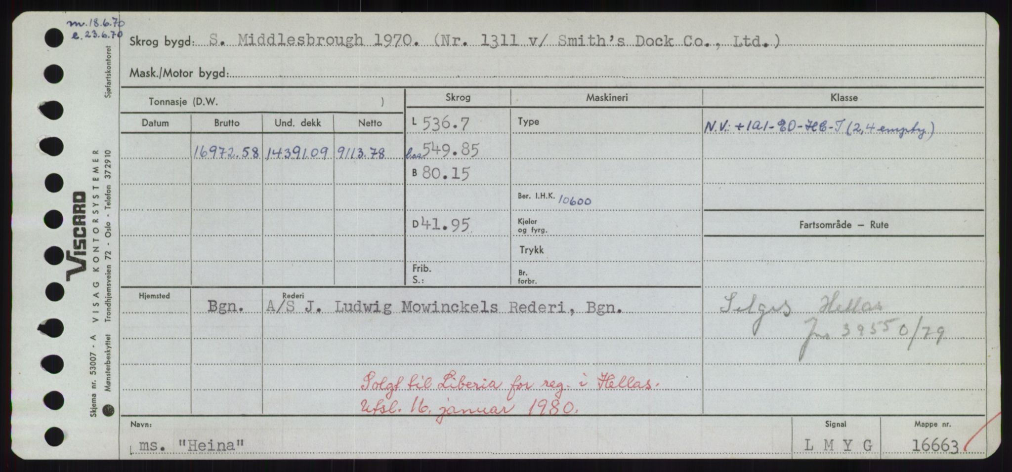 Sjøfartsdirektoratet med forløpere, Skipsmålingen, RA/S-1627/H/Hd/L0015: Fartøy, Havm-Hey, p. 221