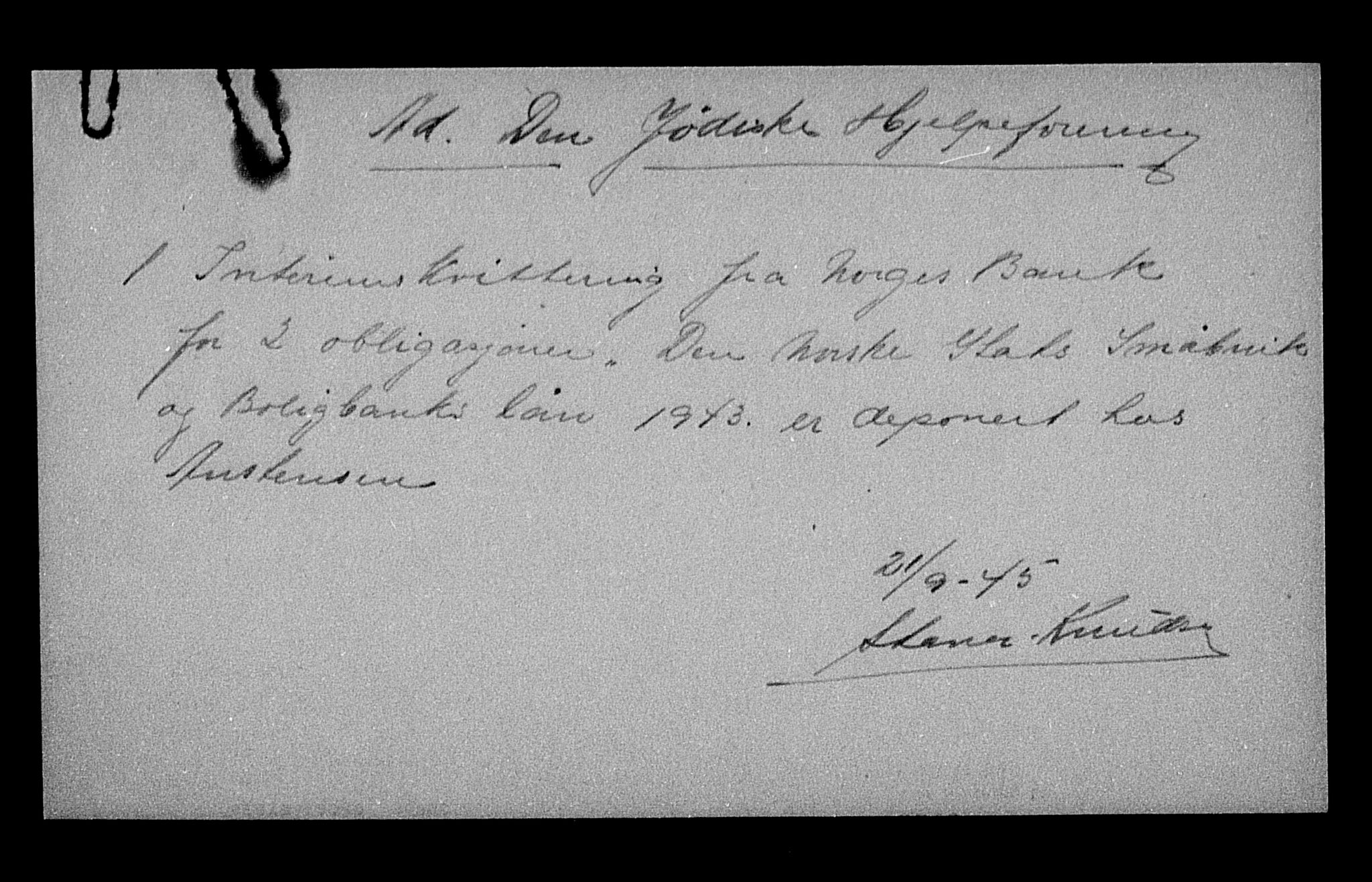 Justisdepartementet, Tilbakeføringskontoret for inndratte formuer, AV/RA-S-1564/H/Hc/Hcc/L0930: --, 1945-1947, p. 106