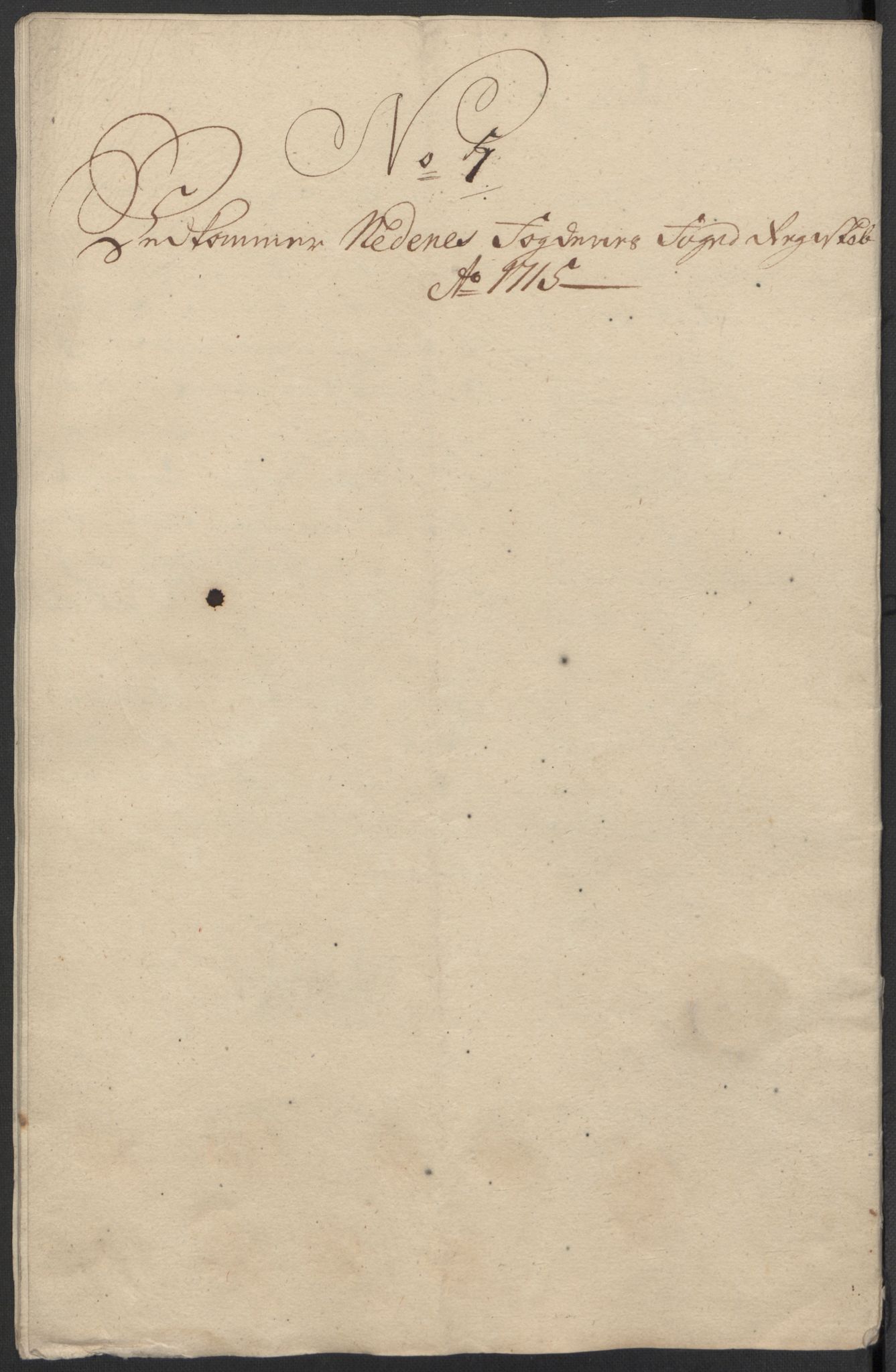 Rentekammeret inntil 1814, Reviderte regnskaper, Fogderegnskap, AV/RA-EA-4092/R39/L2323: Fogderegnskap Nedenes, 1715, p. 42