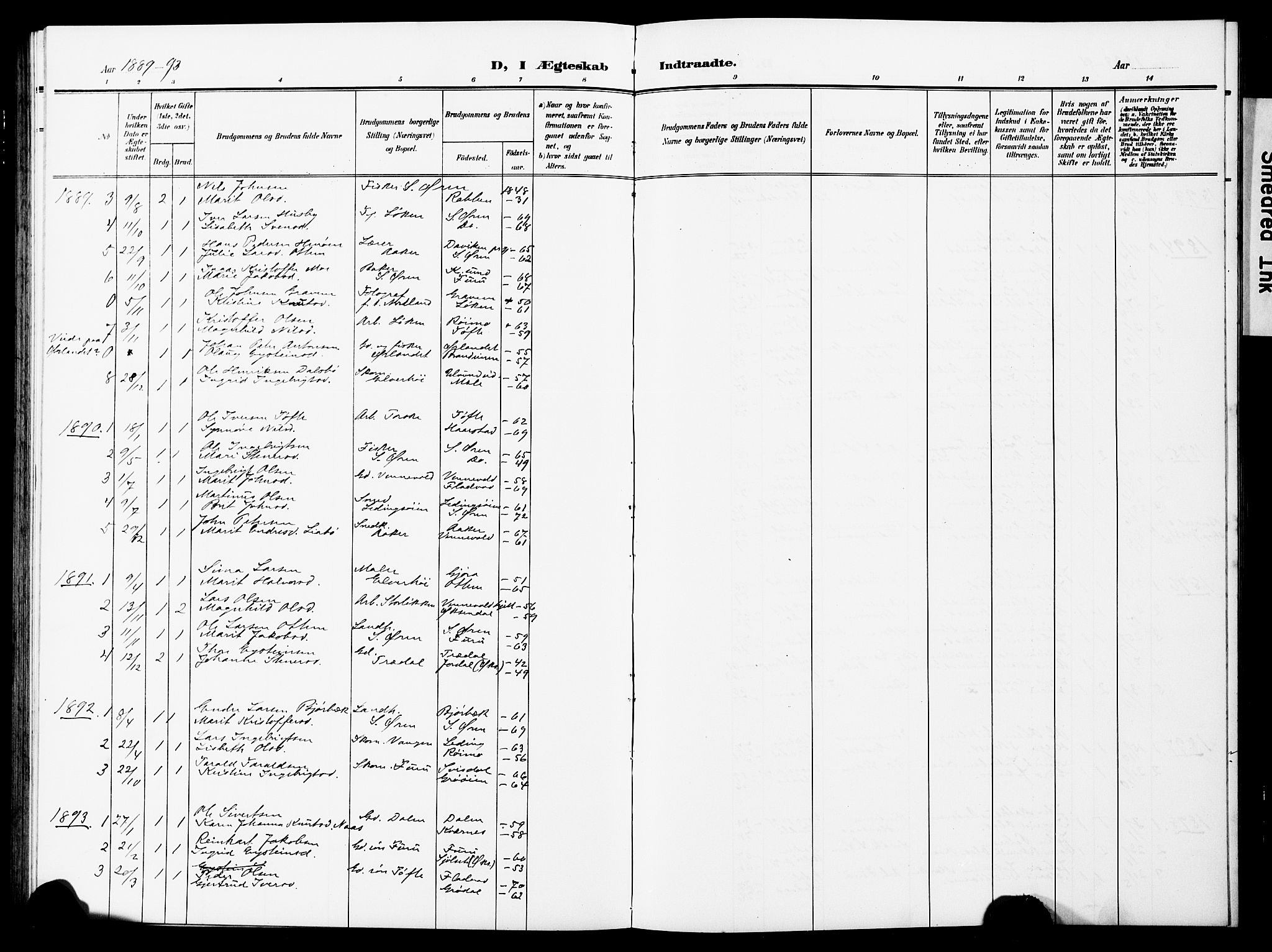 Ministerialprotokoller, klokkerbøker og fødselsregistre - Møre og Romsdal, AV/SAT-A-1454/590/L1017: Parish register (copy) no. 590C02, 1869-1931