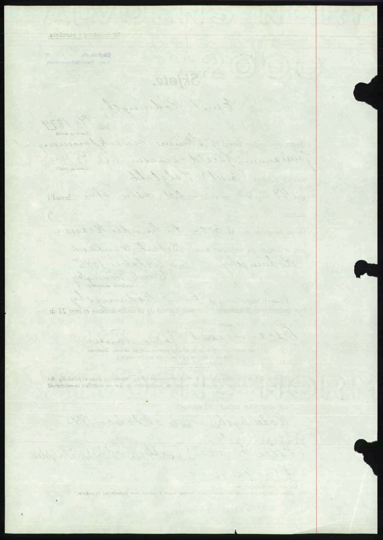 Toten tingrett, SAH/TING-006/H/Hb/Hbc/L0013: Mortgage book no. Hbc-13, 1945-1945, Diary no: : 1399/1945