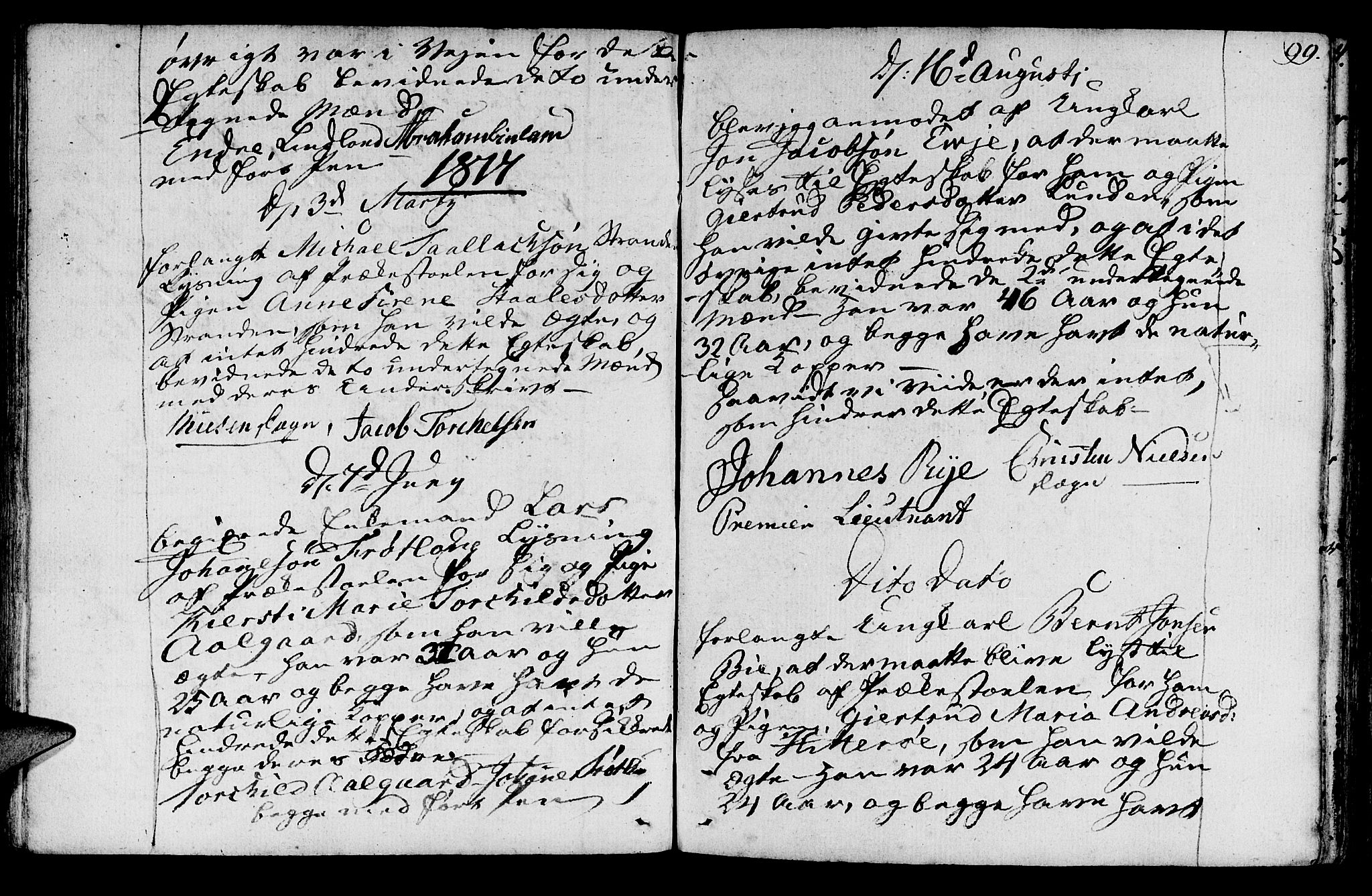 Sokndal sokneprestkontor, SAST/A-101808: Parish register (official) no. A 5, 1806-1826, p. 99