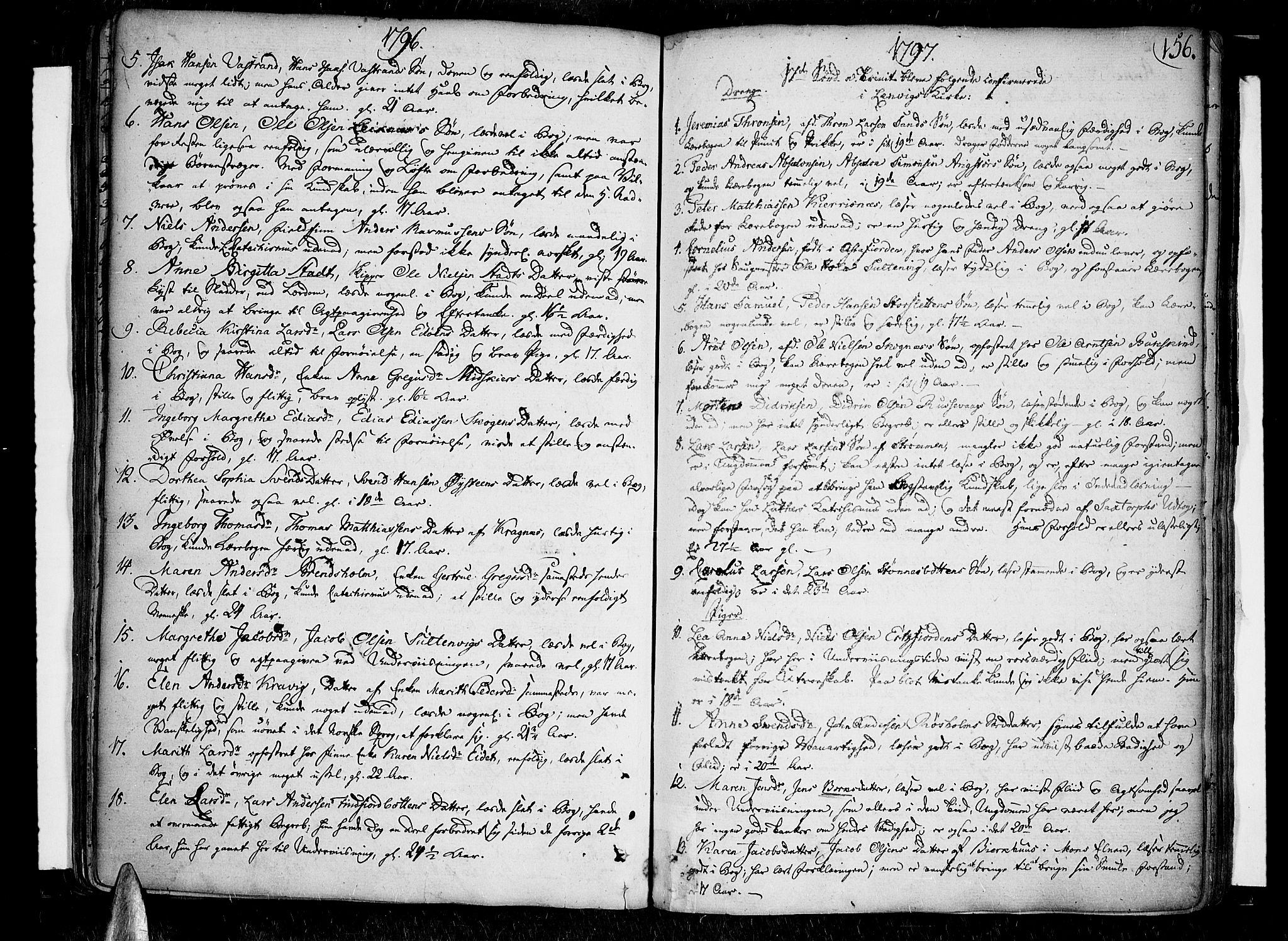 Lenvik sokneprestembete, SATØ/S-1310/H/Ha/Haa/L0002kirke: Parish register (official) no. 2, 1784-1820, p. 156