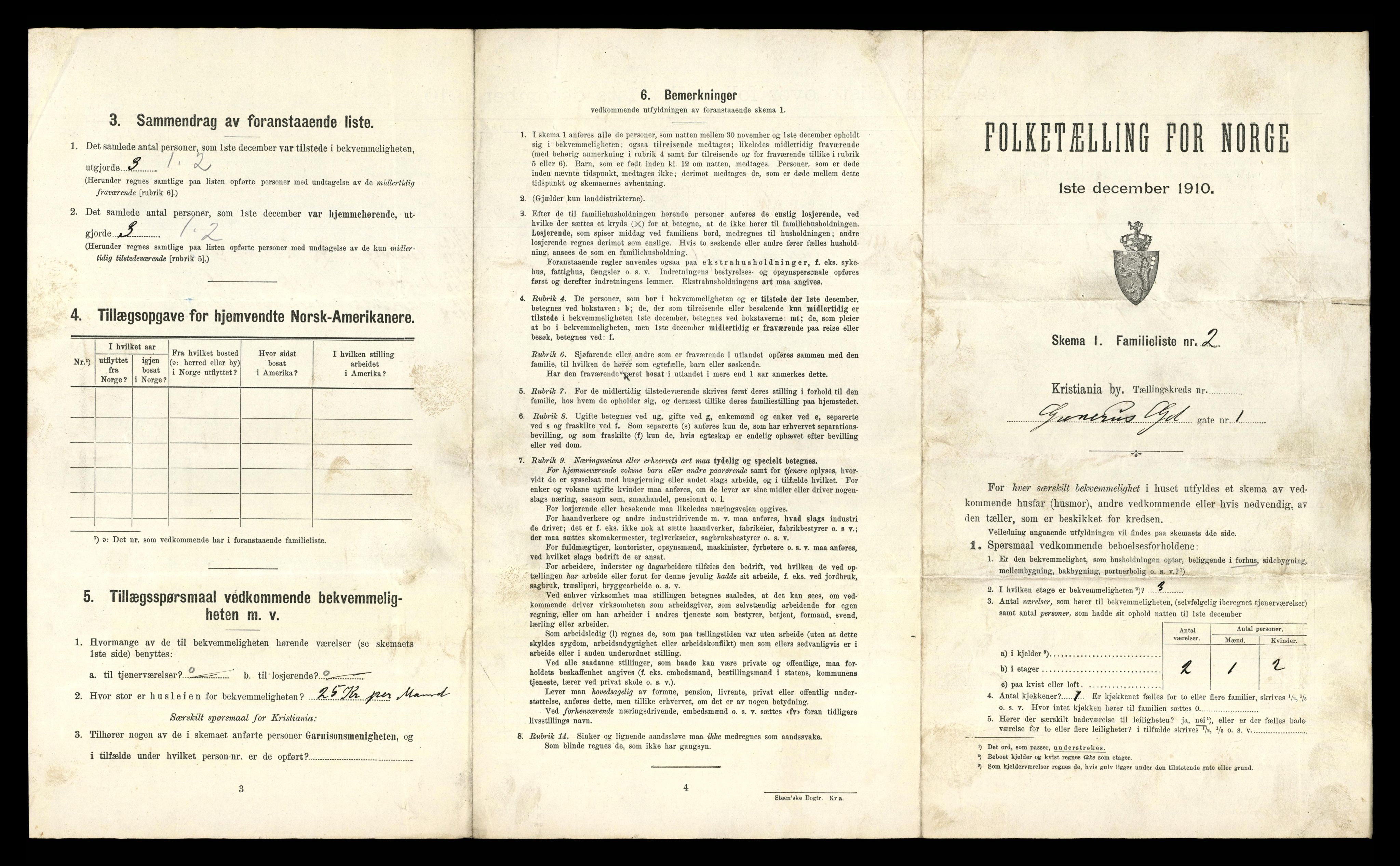 RA, 1910 census for Kristiania, 1910, p. 31545