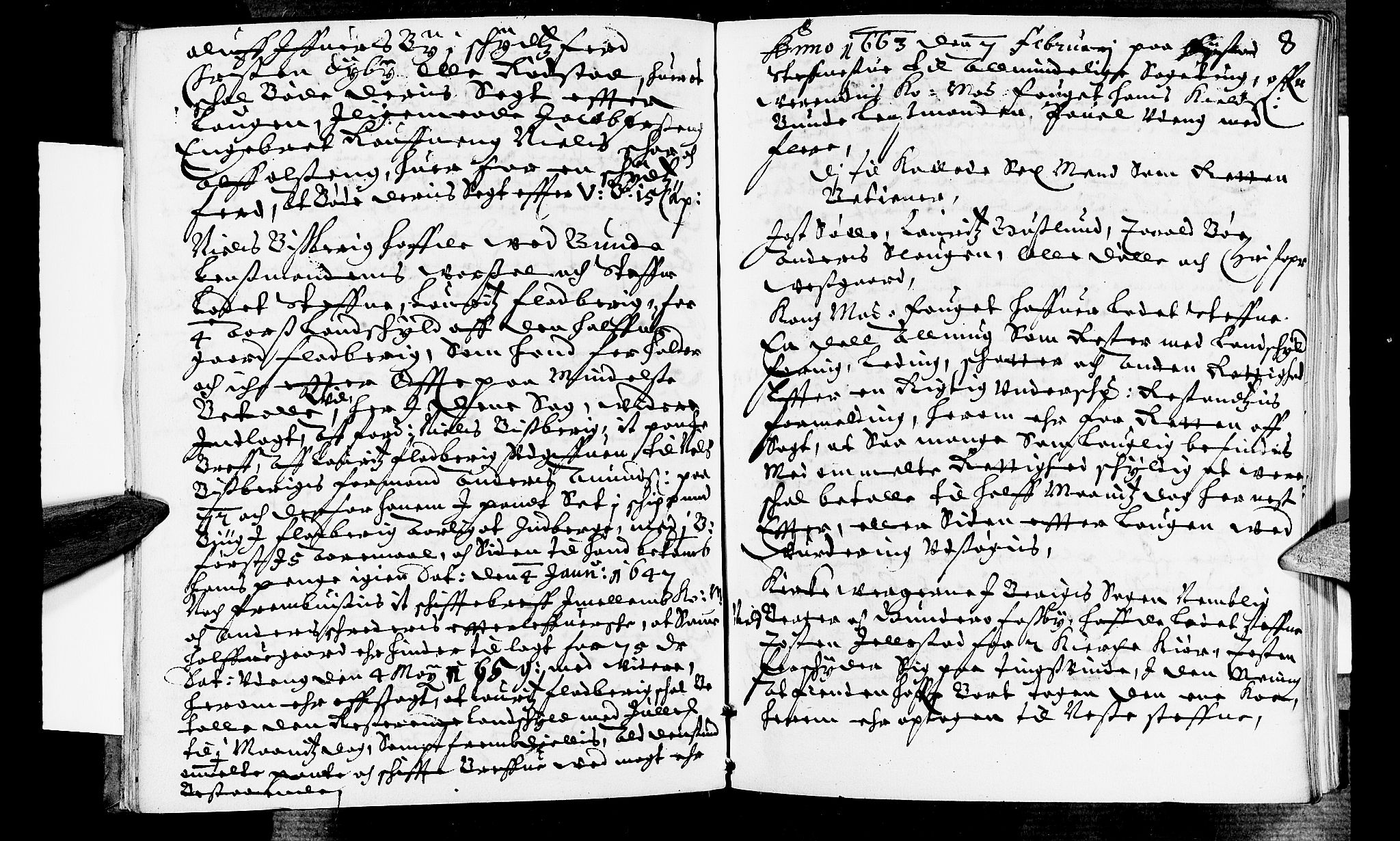 Idd og Marker sorenskriveri, AV/SAO-A-10283/F/Fb/L0002: Tingbok, 1662-1663, p. 7b-8a