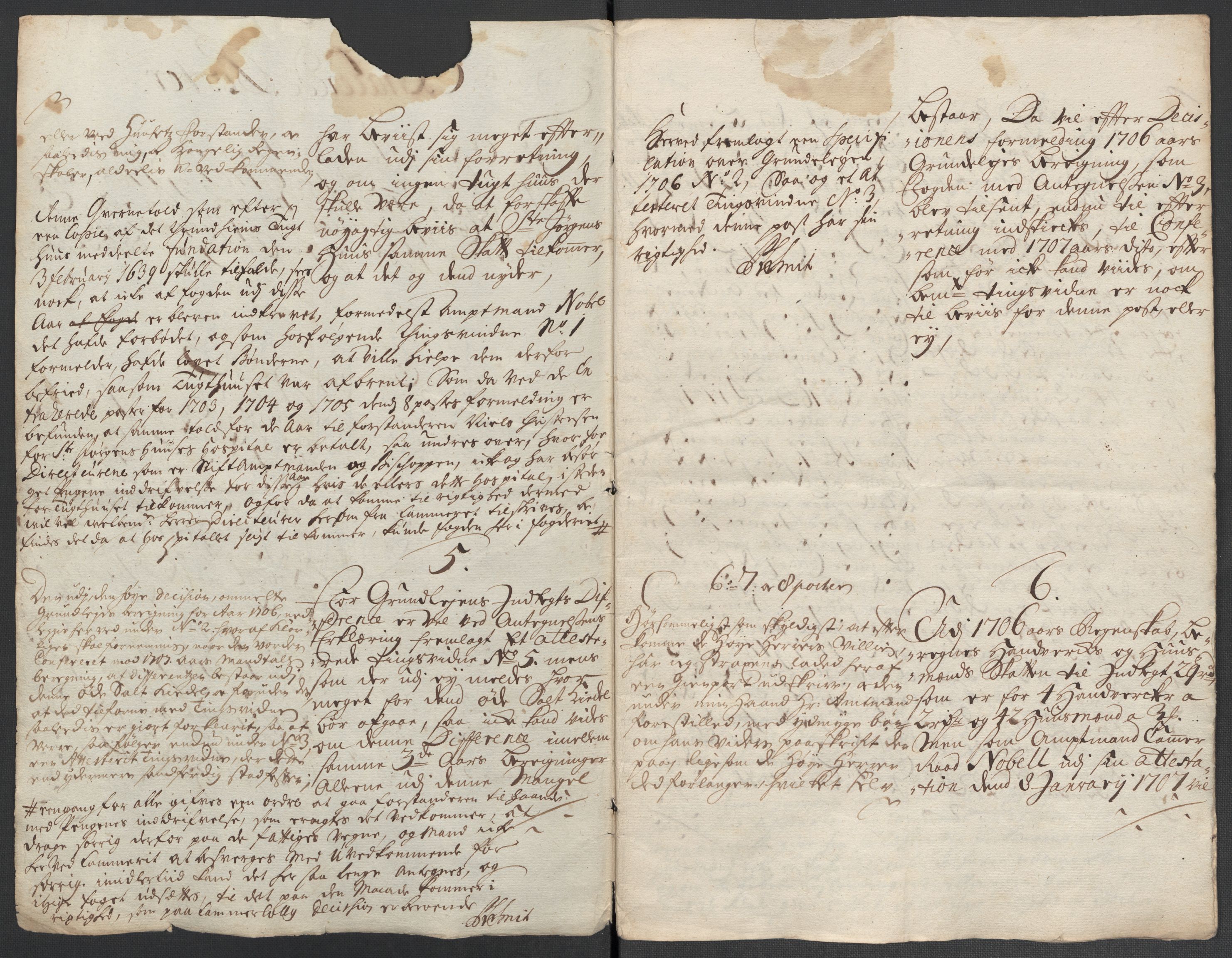 Rentekammeret inntil 1814, Reviderte regnskaper, Fogderegnskap, RA/EA-4092/R56/L3743: Fogderegnskap Nordmøre, 1708, p. 260