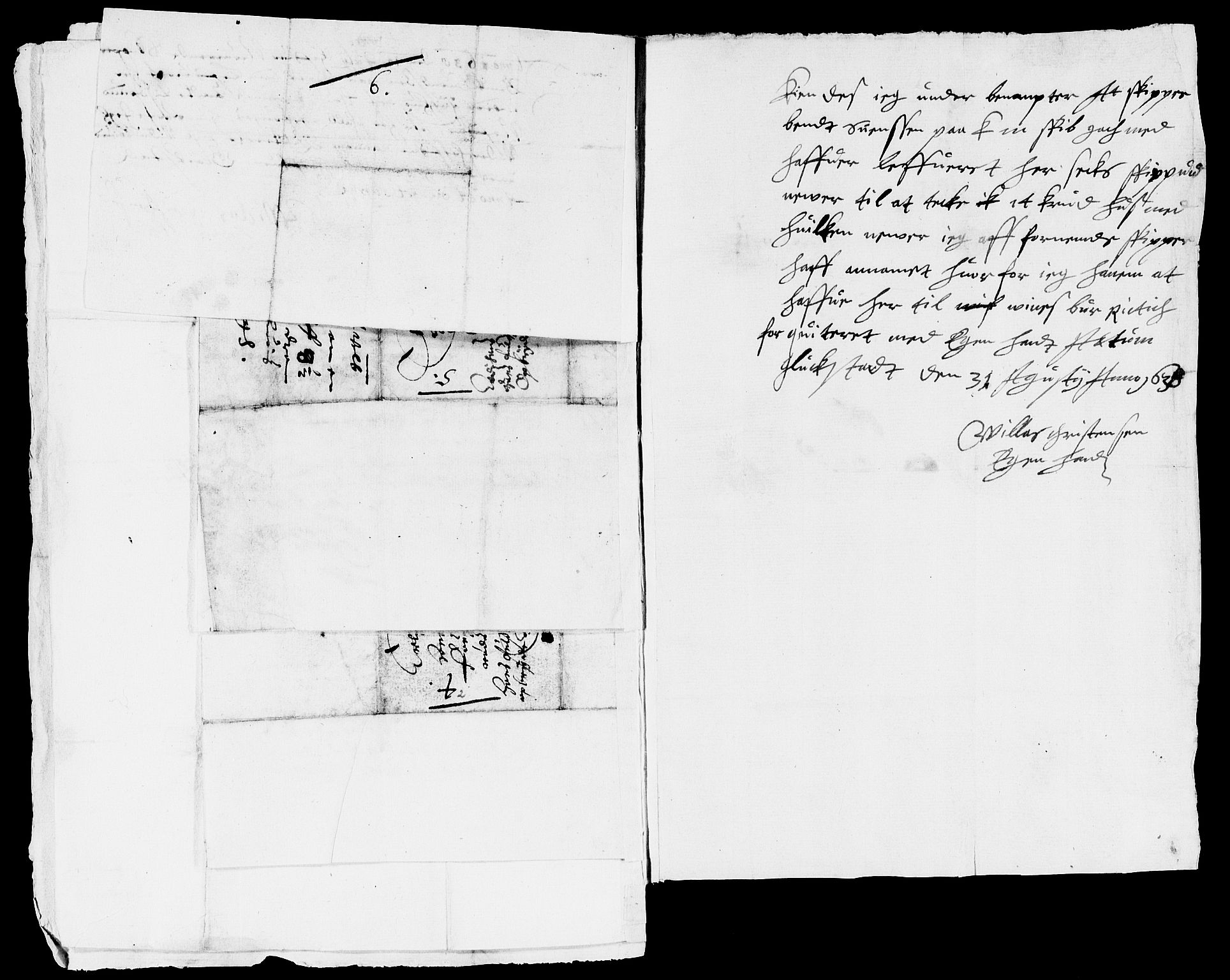 Rentekammeret inntil 1814, Reviderte regnskaper, Lensregnskaper, AV/RA-EA-5023/R/Rb/Rbj/L0001: Sager ved Buskerud, 1629-1660.  Sager på Moss, 1642-1653, 1627-1660