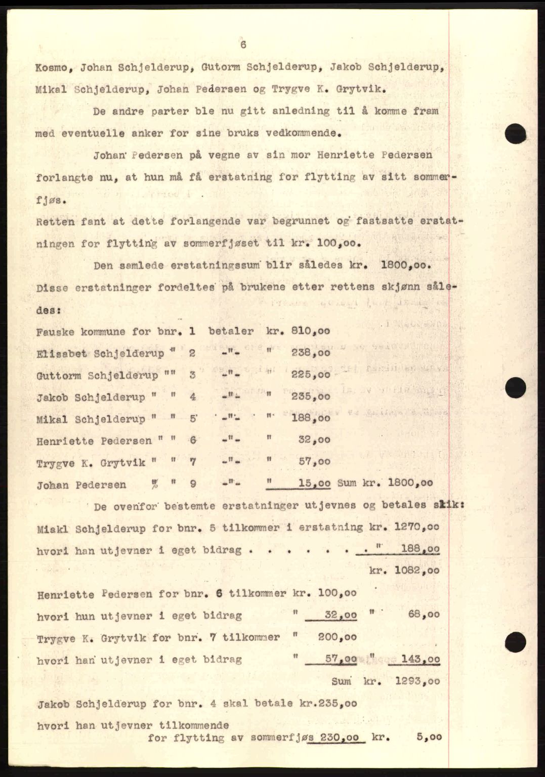 Salten sorenskriveri, AV/SAT-A-4578/1/2/2C: Mortgage book no. A14-15, 1943-1945, Diary no: : 1963/1943