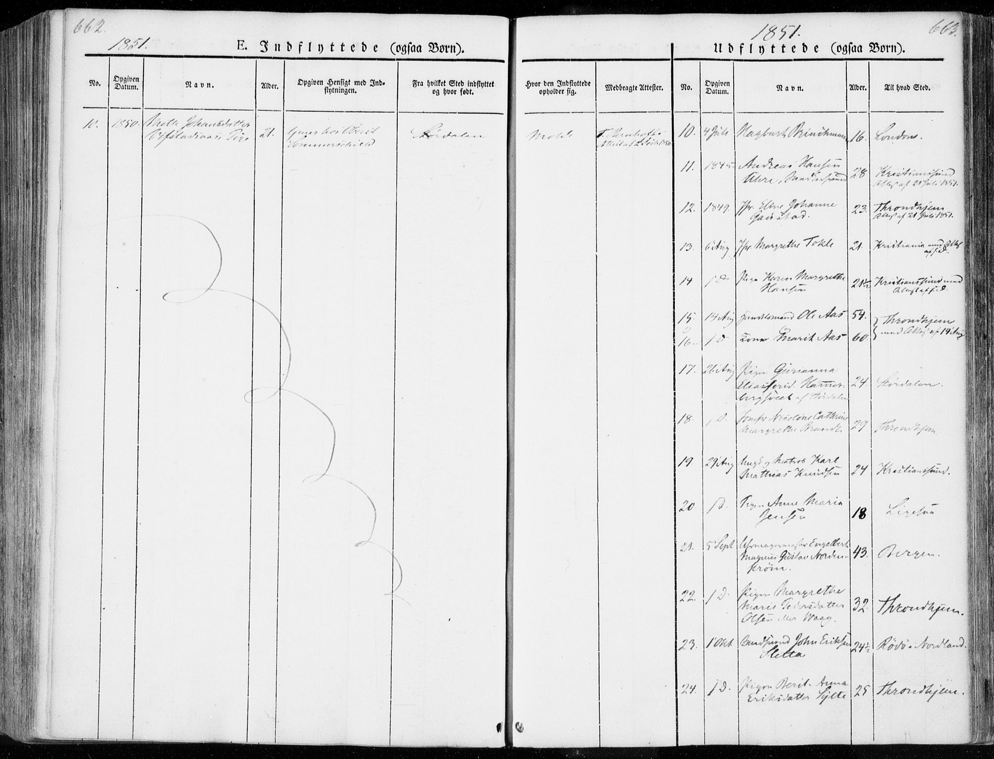 Ministerialprotokoller, klokkerbøker og fødselsregistre - Møre og Romsdal, AV/SAT-A-1454/558/L0689: Parish register (official) no. 558A03, 1843-1872, p. 662-663