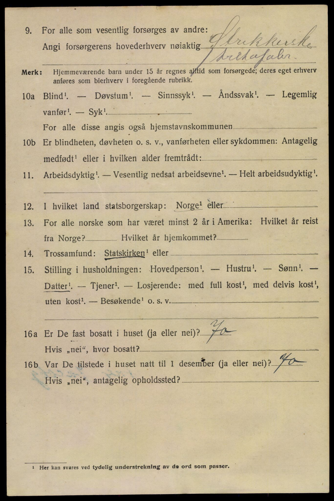 SAKO, 1920 census for Larvik, 1920, p. 24515