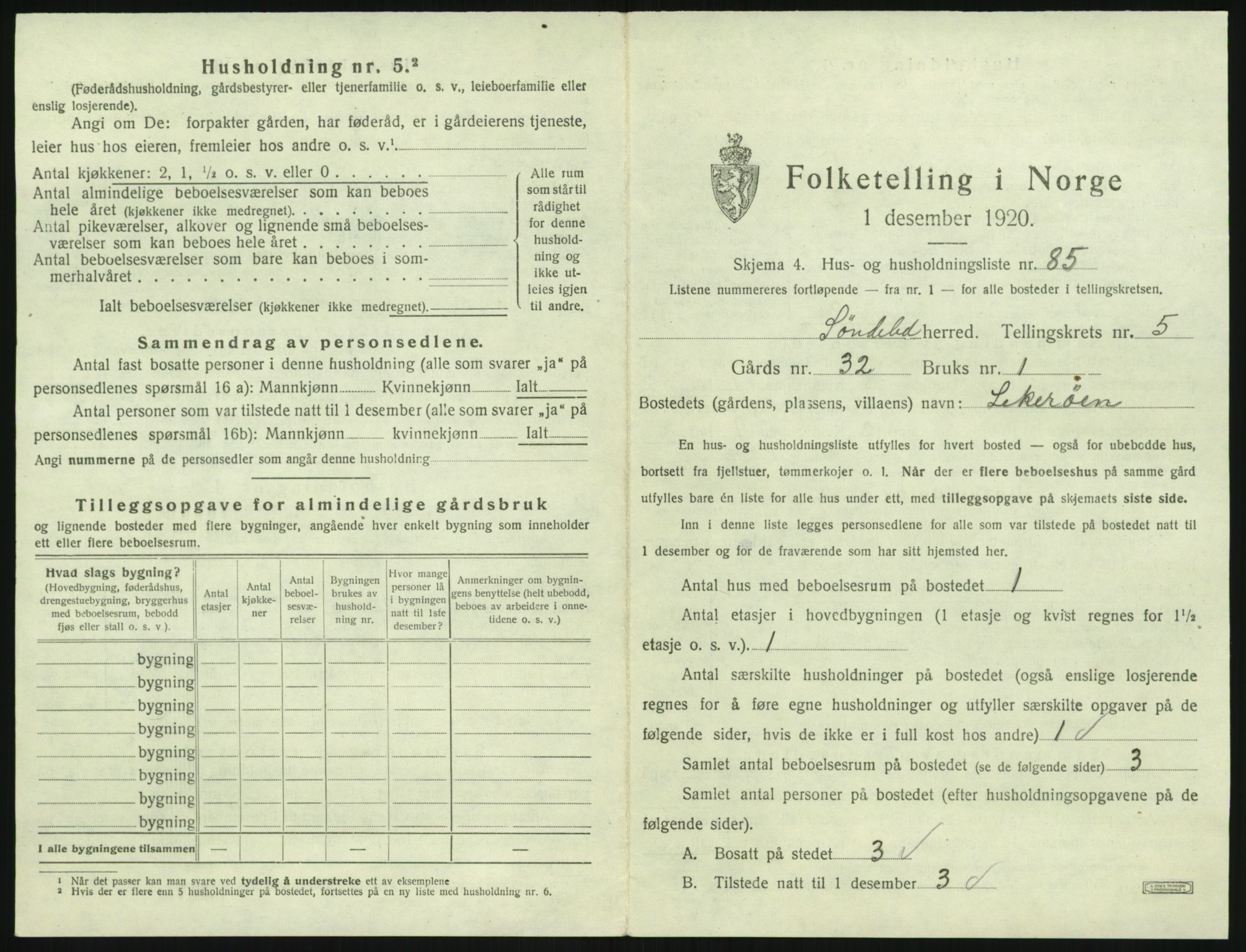 SAK, 1920 census for Søndeled, 1920, p. 561