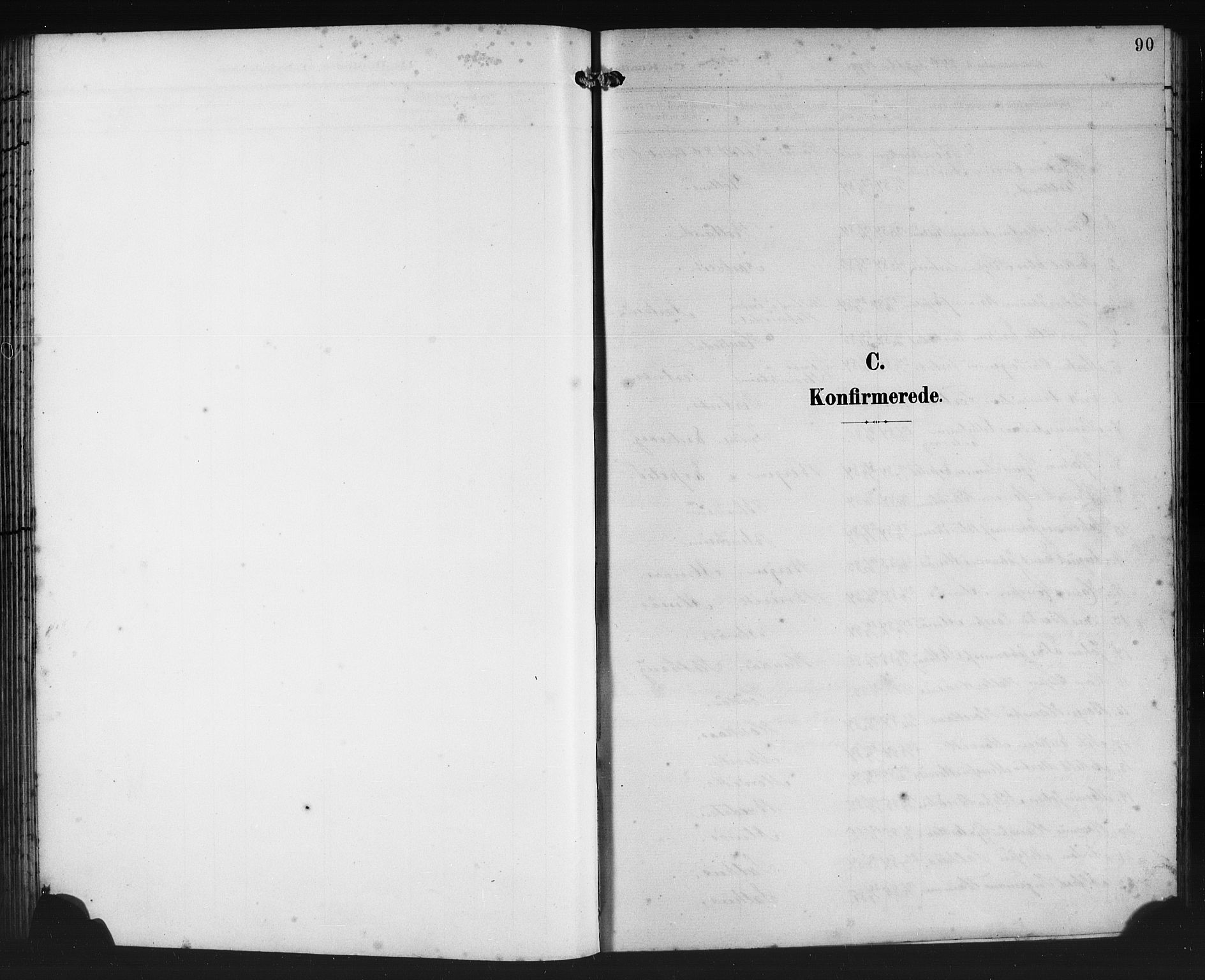 Åsane sokneprestembete, AV/SAB-A-79401/H/Hab: Parish register (copy) no. A 3, 1899-1915, p. 90