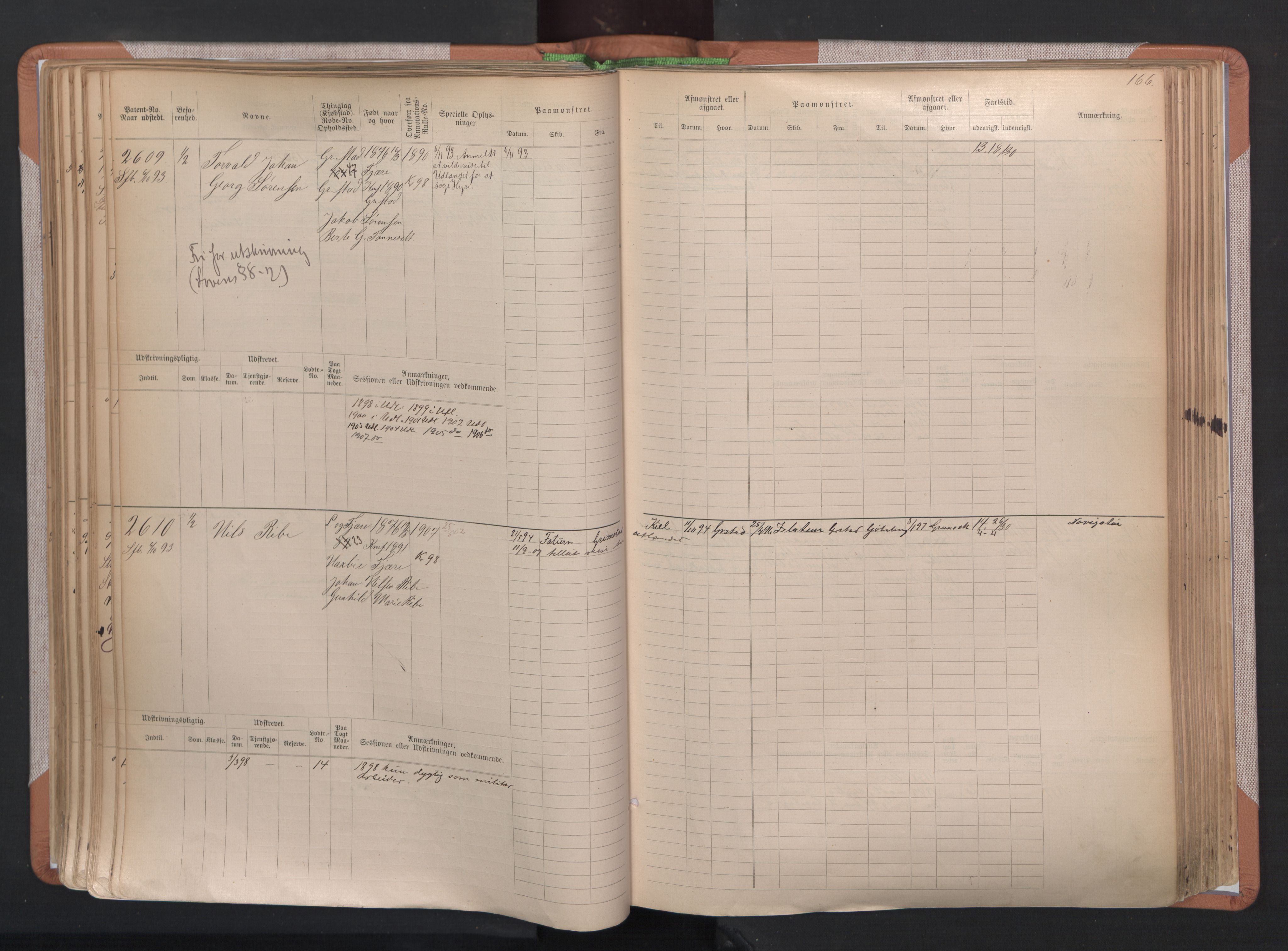 Grimstad mønstringskrets, AV/SAK-2031-0013/F/Fb/L0004: Hovedrulle A nr 2277-3042, F-7, 1889-1940, p. 174