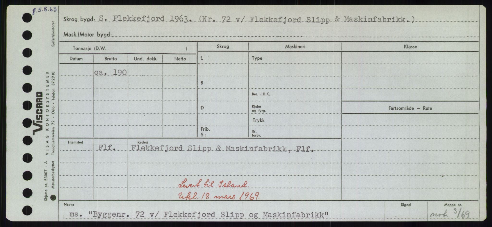 Sjøfartsdirektoratet med forløpere, Skipsmålingen, RA/S-1627/H/Hd/L0006: Fartøy, Byg-Båt, p. 243
