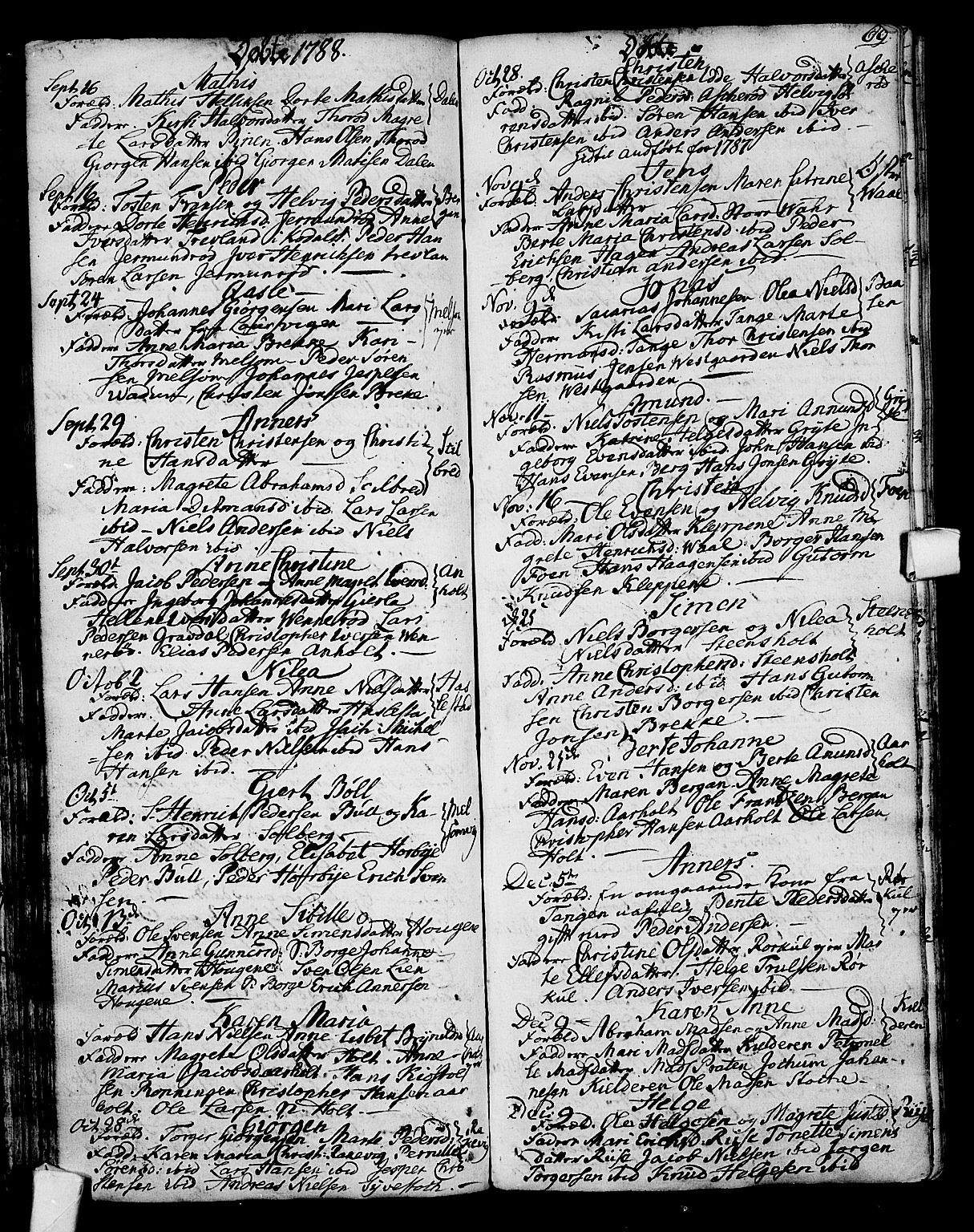 Stokke kirkebøker, SAKO/A-320/F/Fa/L0003: Parish register (official) no. I 3, 1771-1803, p. 69