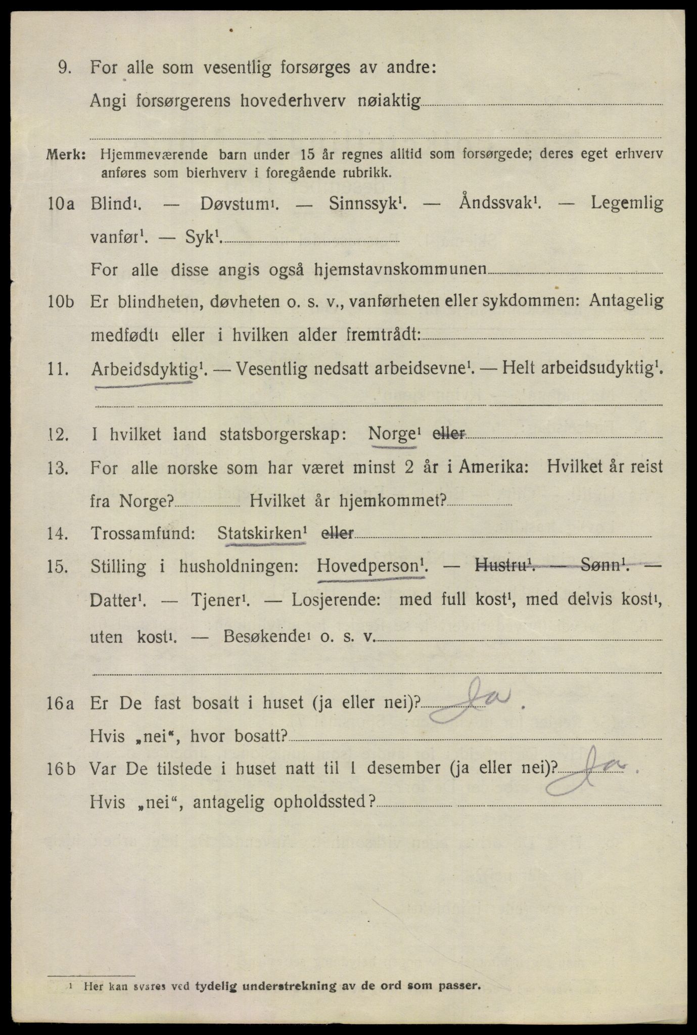 SAO, 1920 census for Skedsmo, 1920, p. 5170