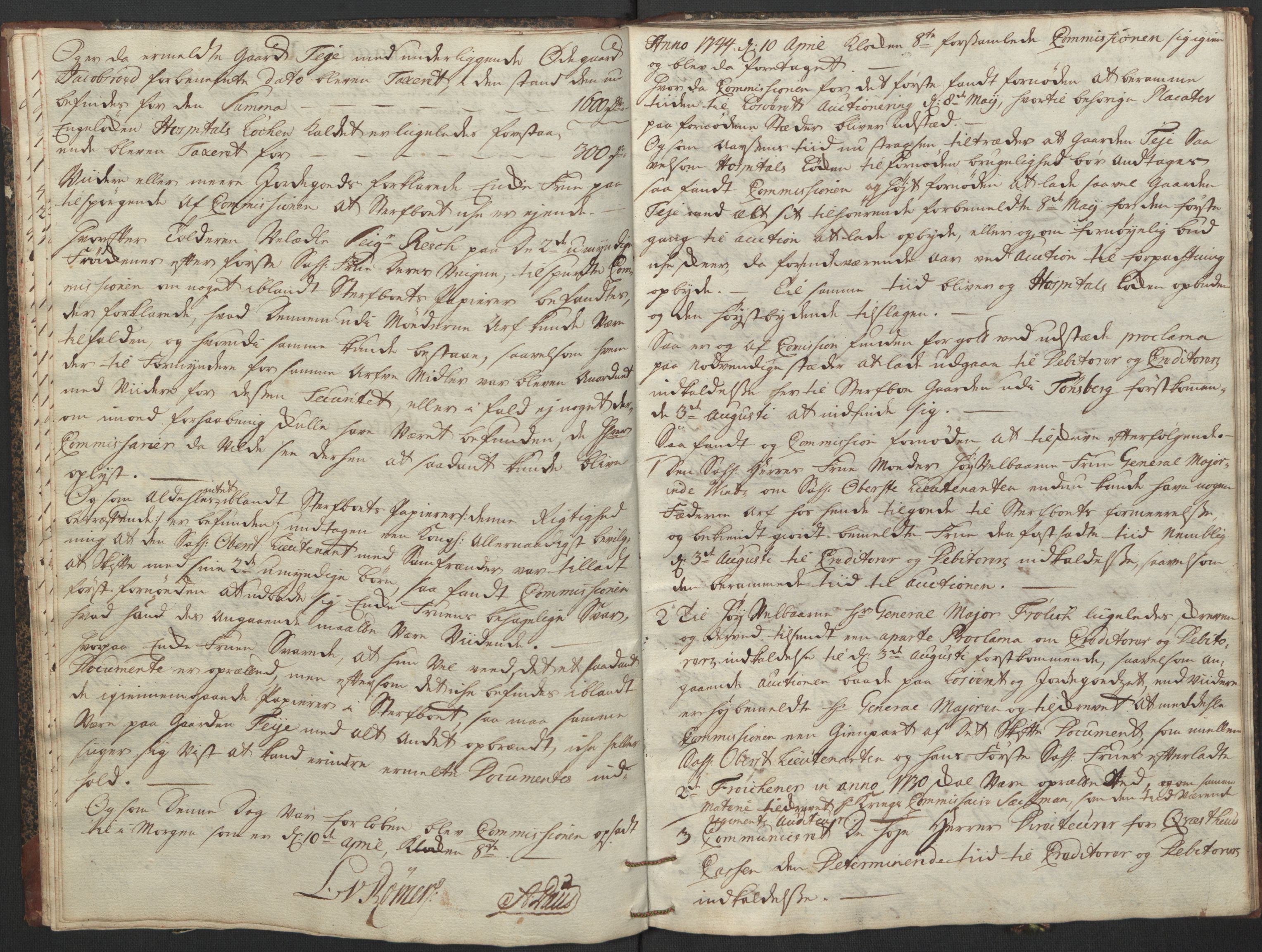 Forsvaret, Generalauditøren, AV/RA-RAFA-1772/F/Fj/Fja/L0038: --, 1744-1821, p. 93