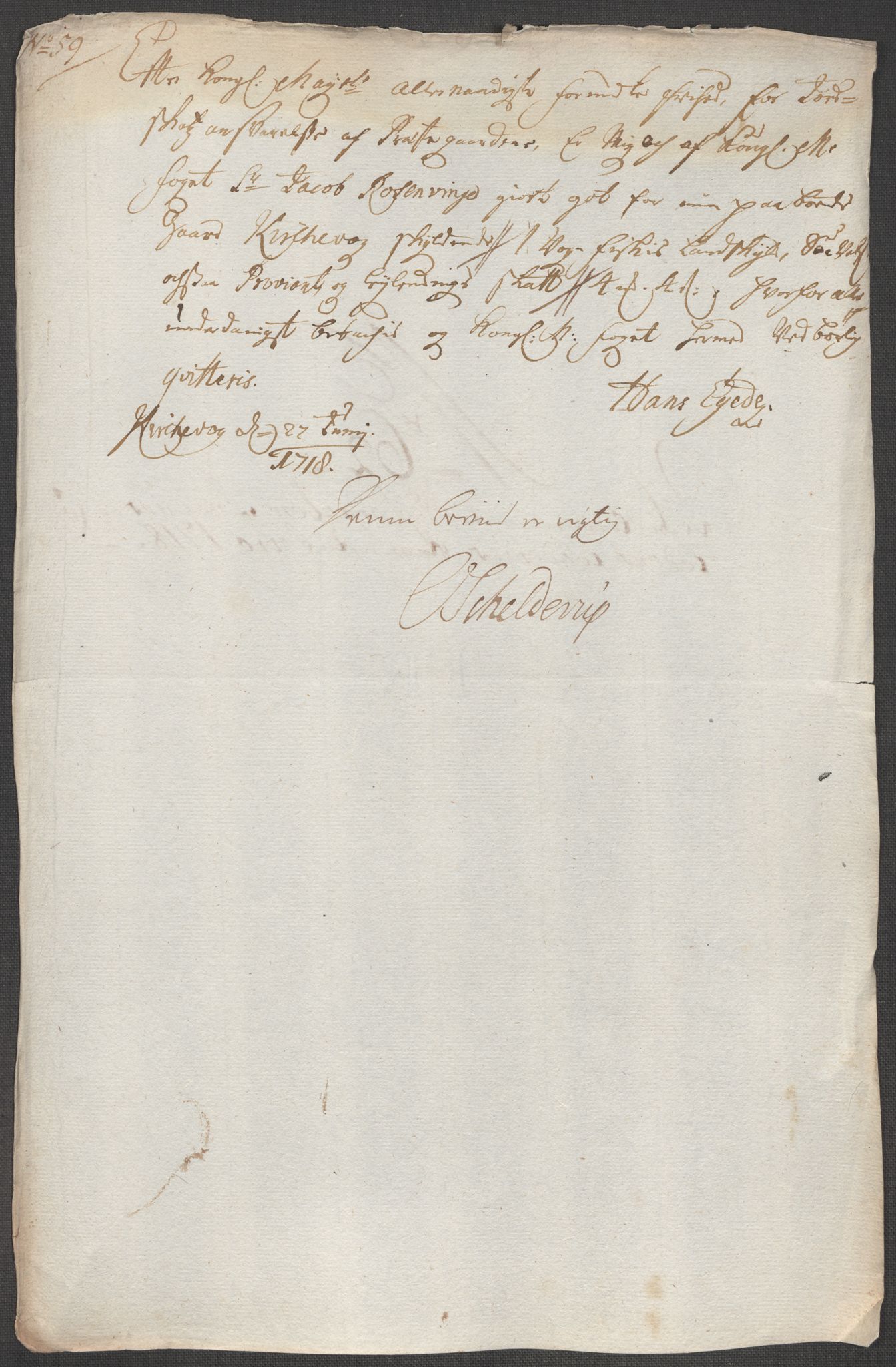 Rentekammeret inntil 1814, Reviderte regnskaper, Fogderegnskap, AV/RA-EA-4092/R67/L4684: Fogderegnskap Vesterålen, Andenes og Lofoten, 1718, p. 343