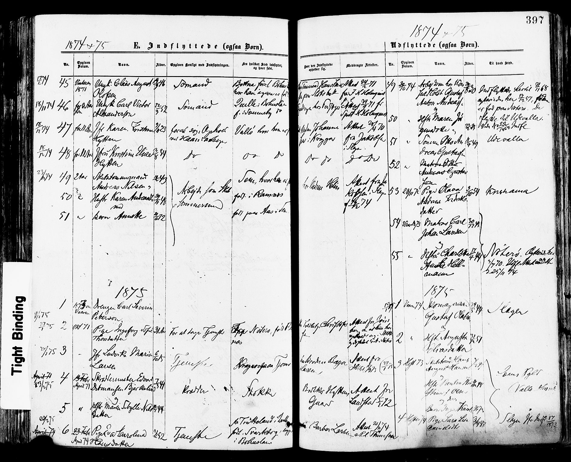 Tønsberg kirkebøker, SAKO/A-330/F/Fa/L0010: Parish register (official) no. I 10, 1874-1880, p. 397