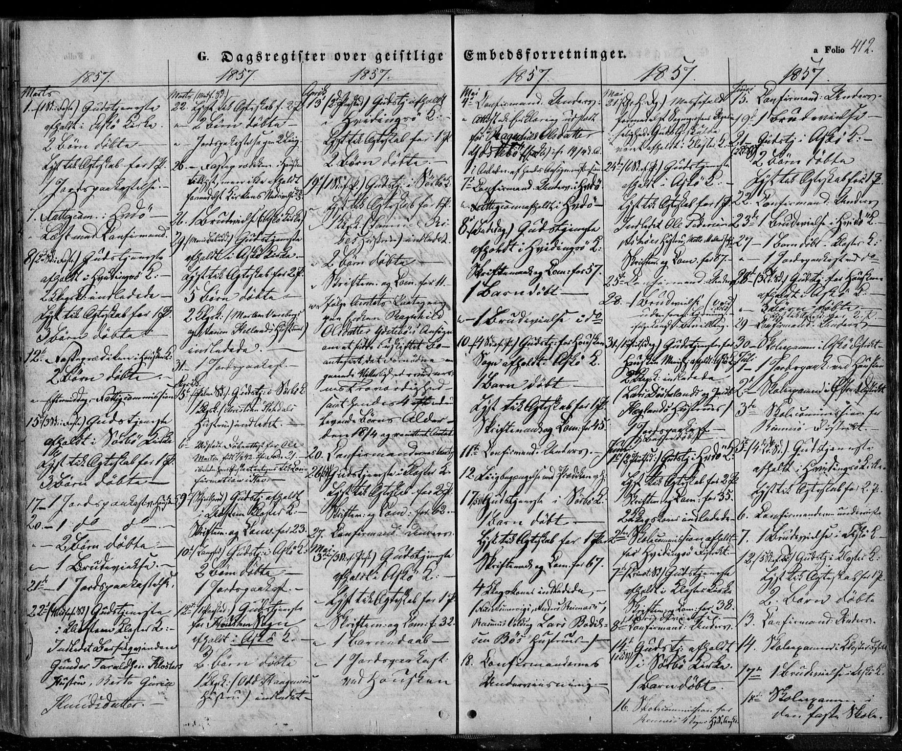 Rennesøy sokneprestkontor, AV/SAST-A -101827/H/Ha/Haa/L0005: Parish register (official) no. A 5, 1838-1859, p. 412