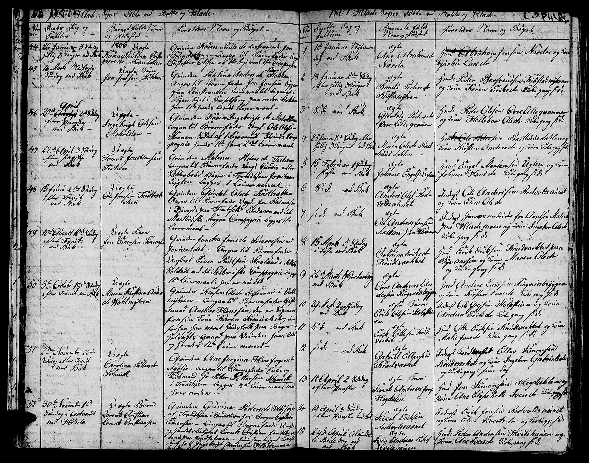 Ministerialprotokoller, klokkerbøker og fødselsregistre - Sør-Trøndelag, SAT/A-1456/606/L0306: Parish register (copy) no. 606C02, 1797-1829, p. 52-53