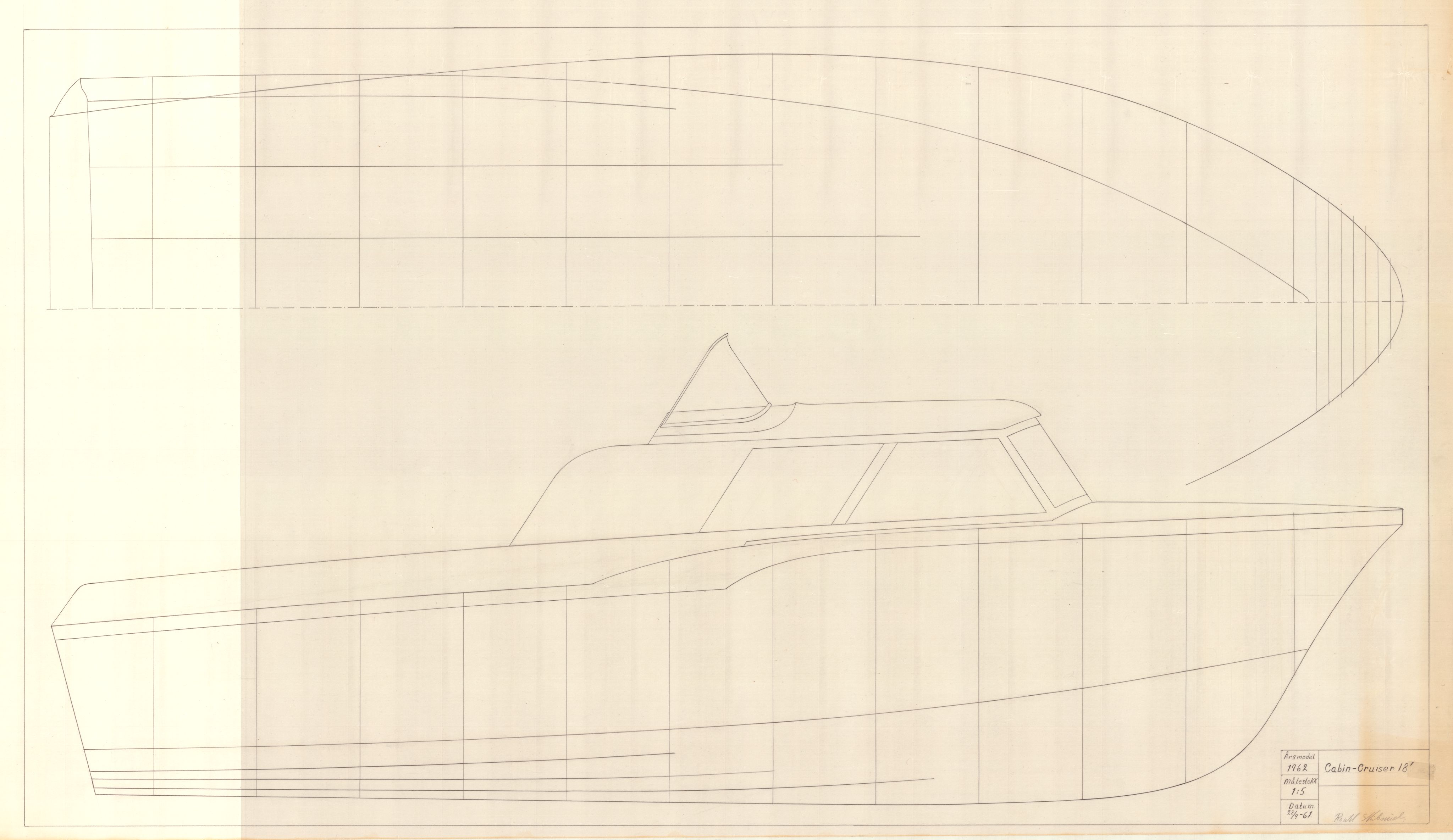 Skibsplast, AAKS/PA-2968/01/T/T02/L0002: Cruiser 18' - 1962, 1962