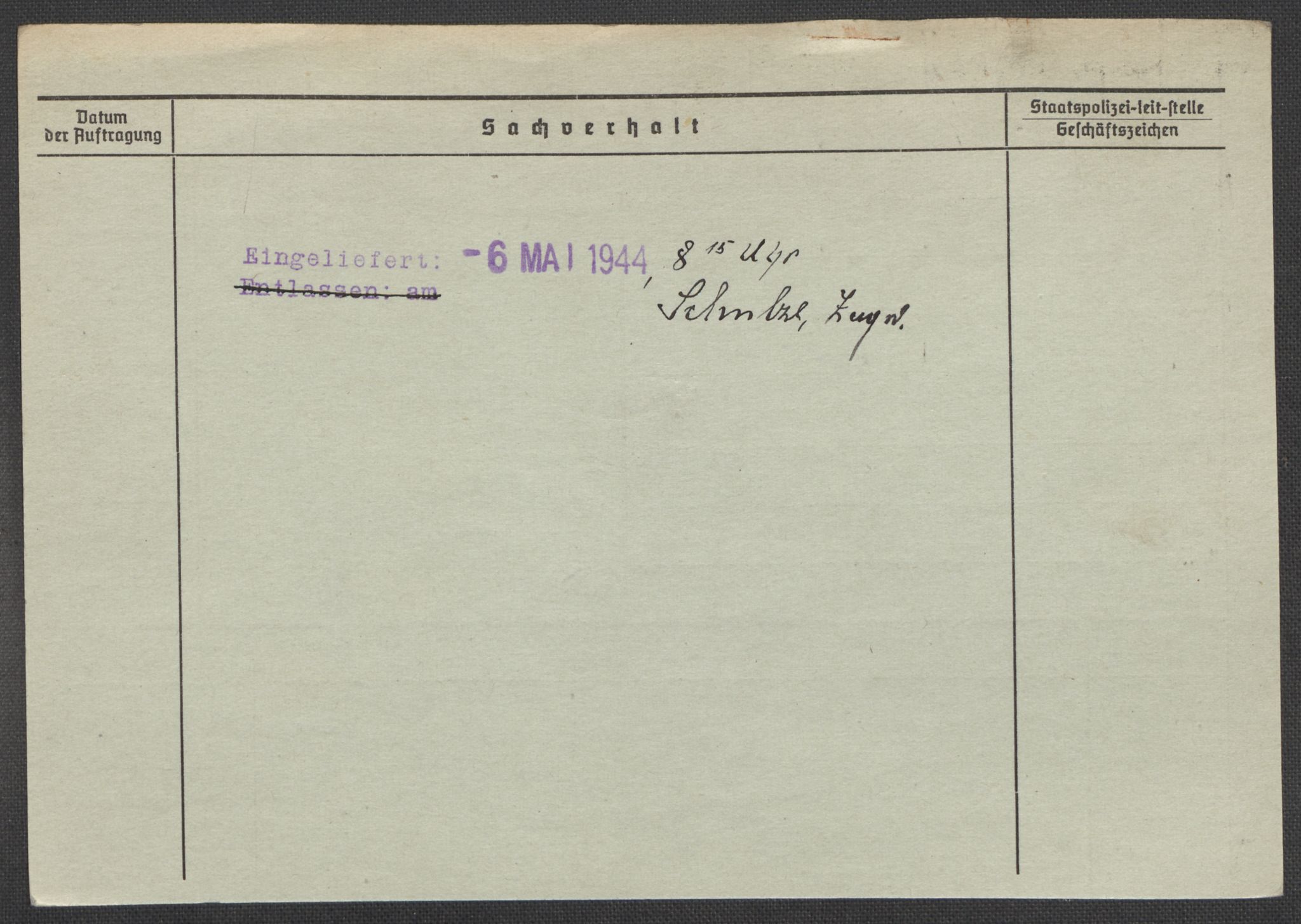 Befehlshaber der Sicherheitspolizei und des SD, RA/RAFA-5969/E/Ea/Eaa/L0007: Register over norske fanger i Møllergata 19: Lundb-N, 1940-1945, p. 577